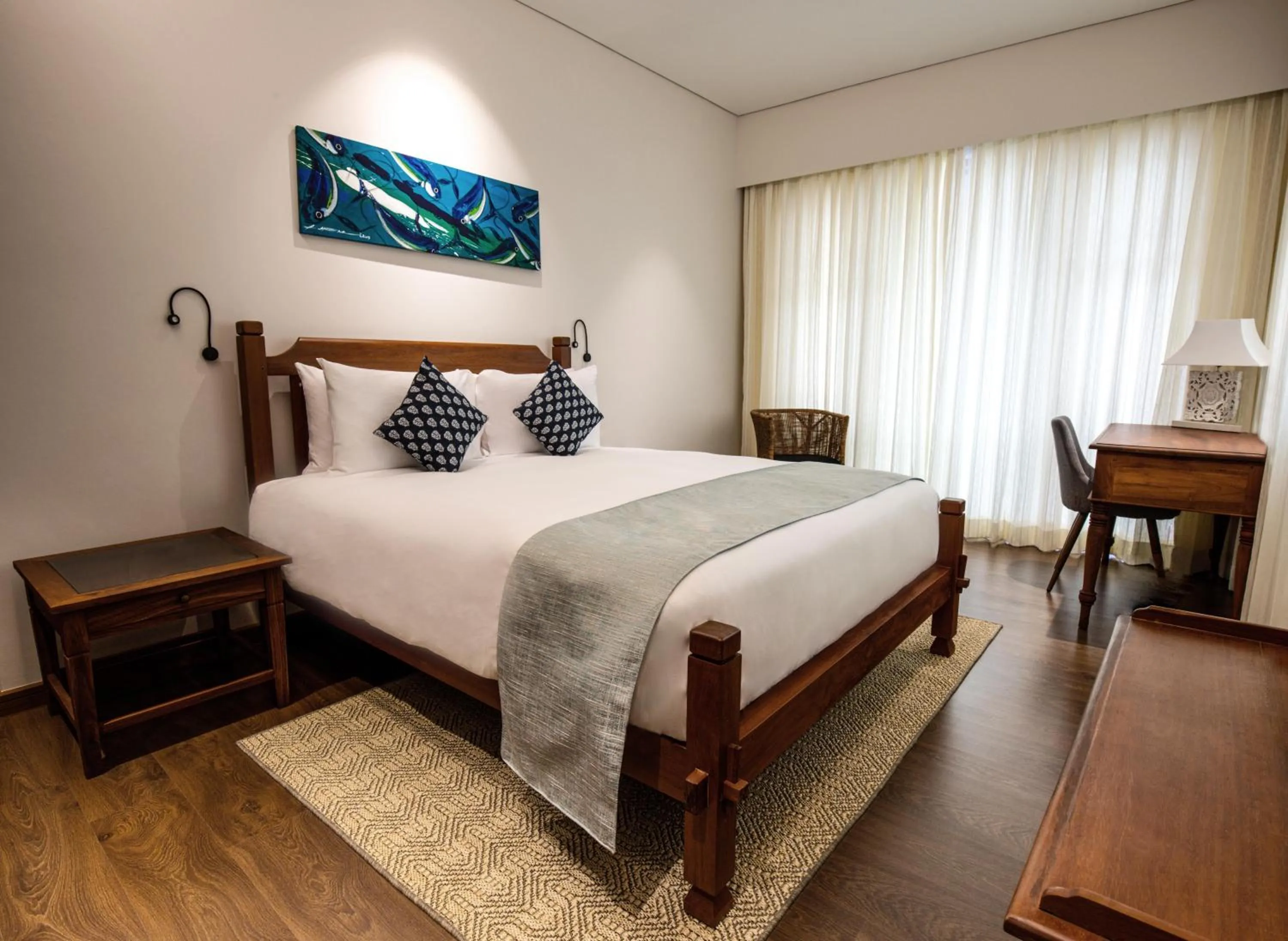 Bed in JA Enchanted Waterfront Seychelles