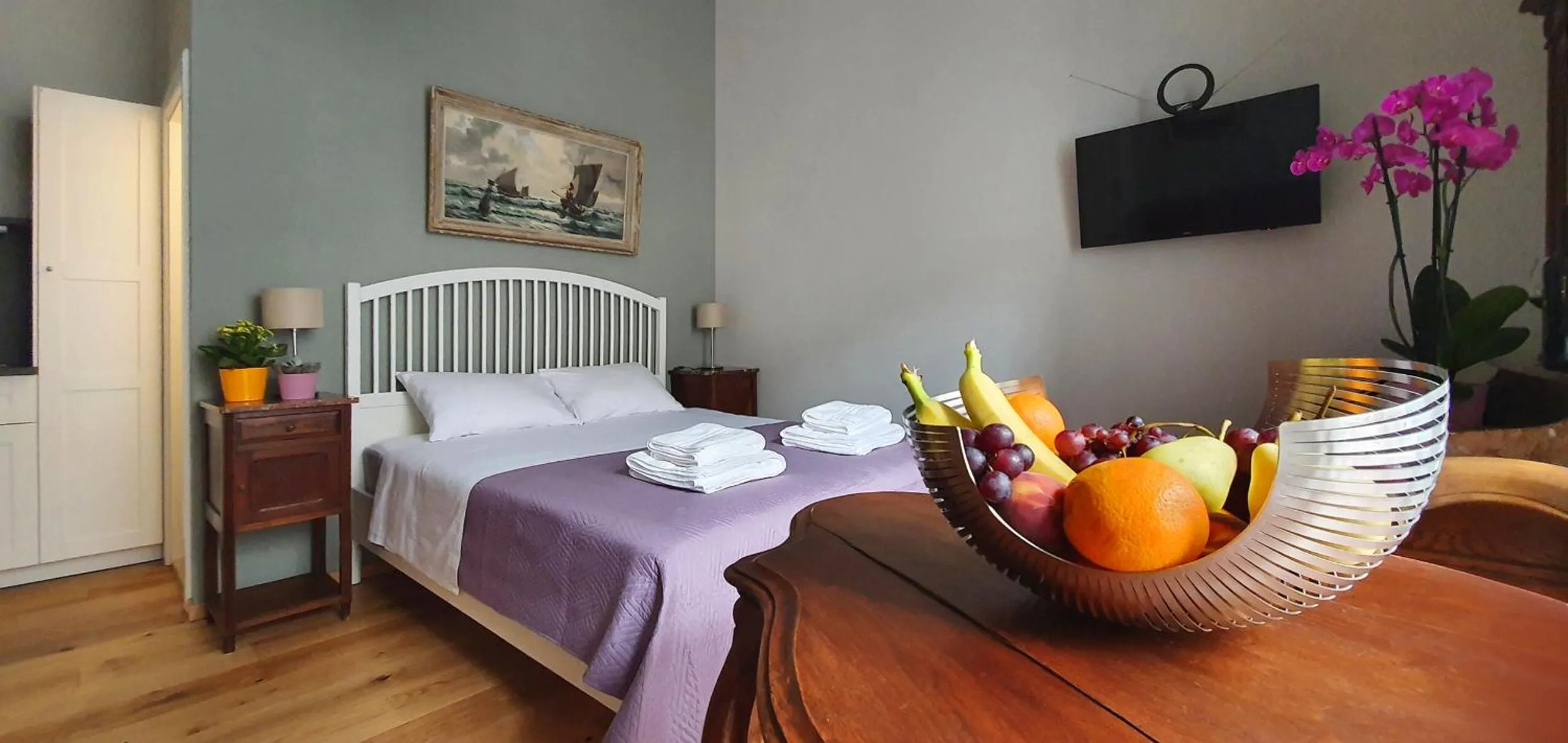 Bed in Muziqa Apartments
