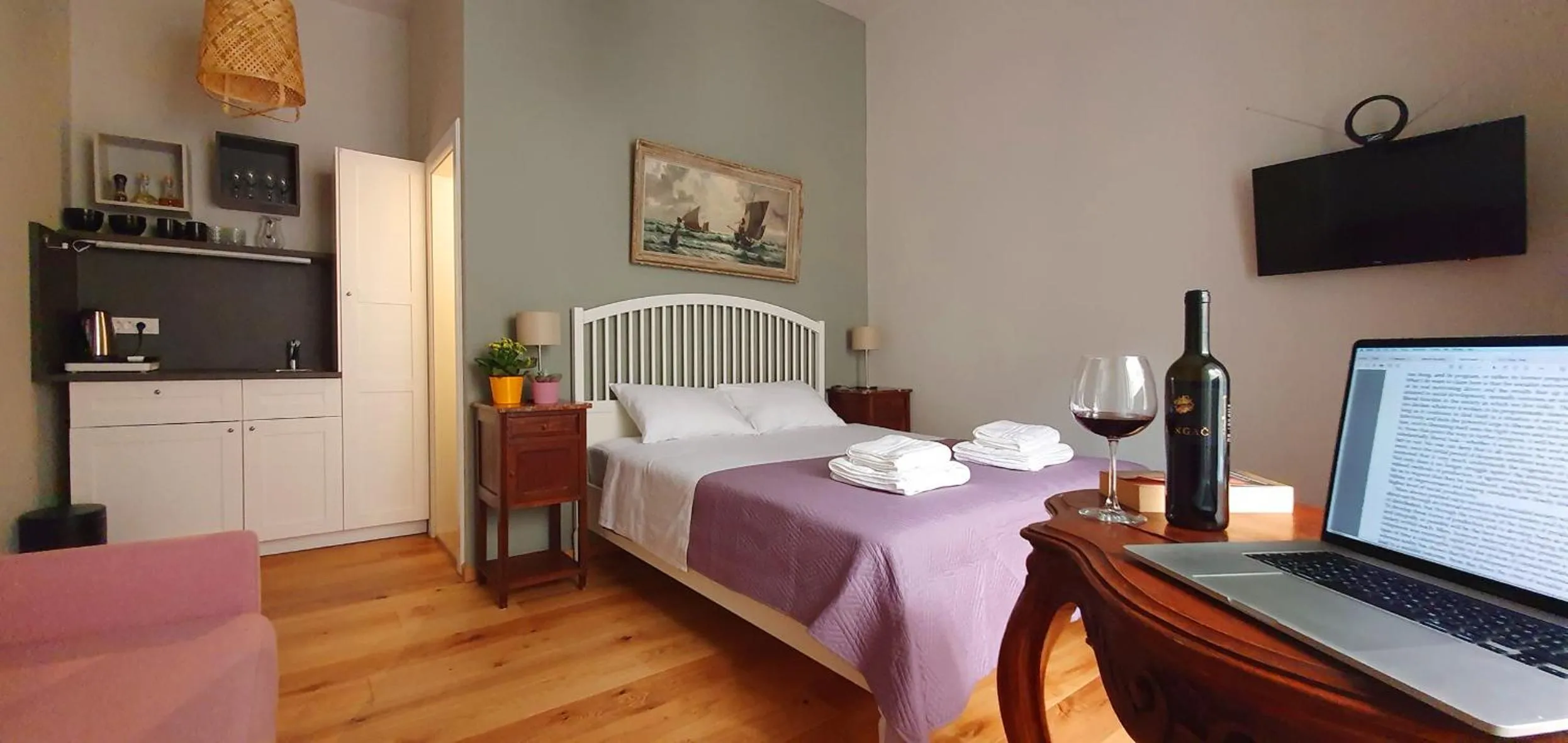 Bedroom, Bed in Muziqa Apartments