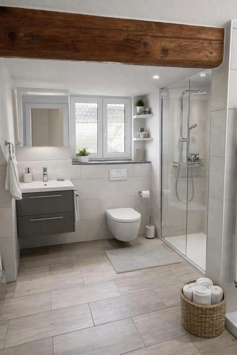 Bathroom in Römercastell Wirtshaus & Hotel