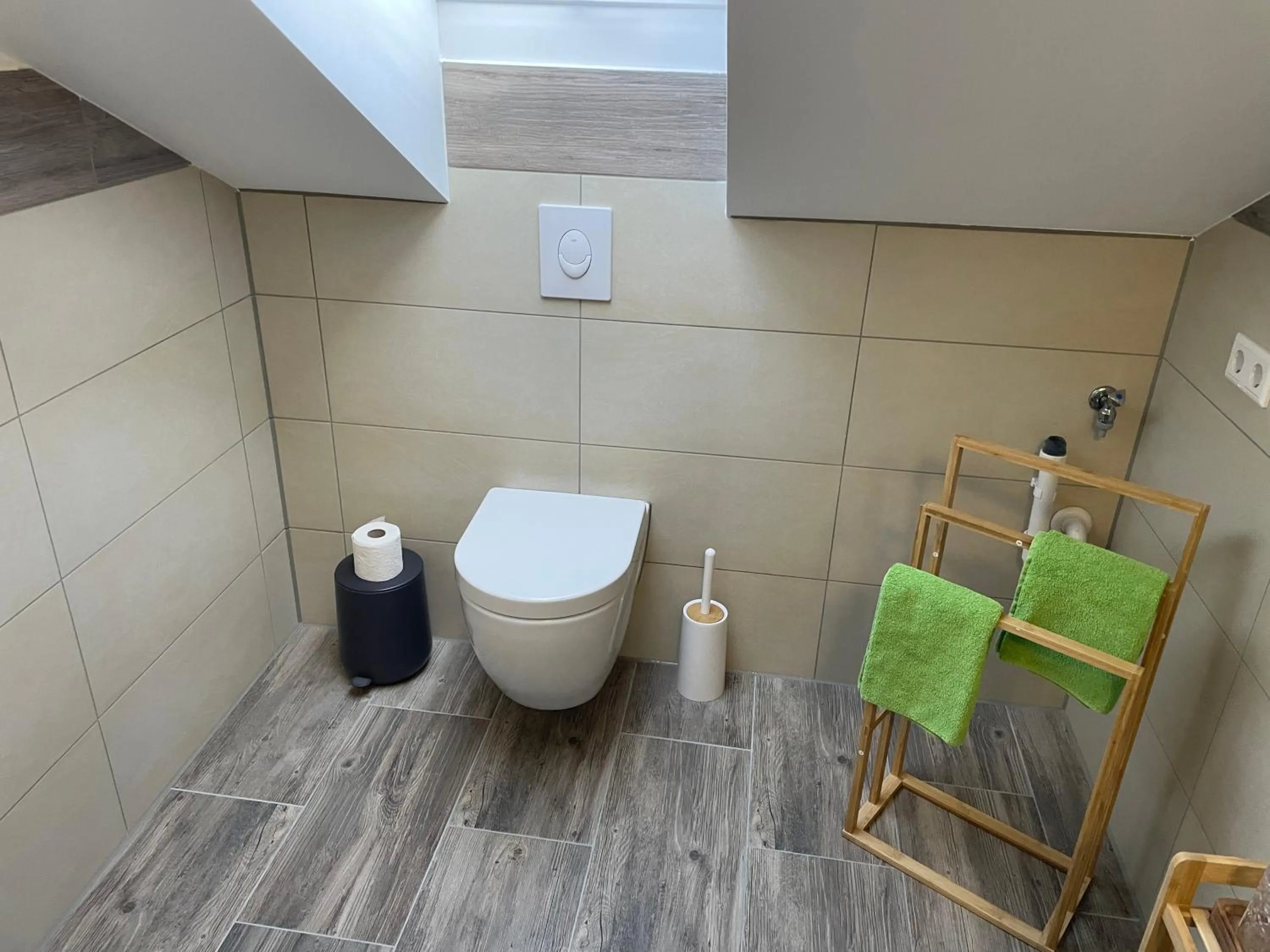 Toilet in Römercastell Wirtshaus & Hotel