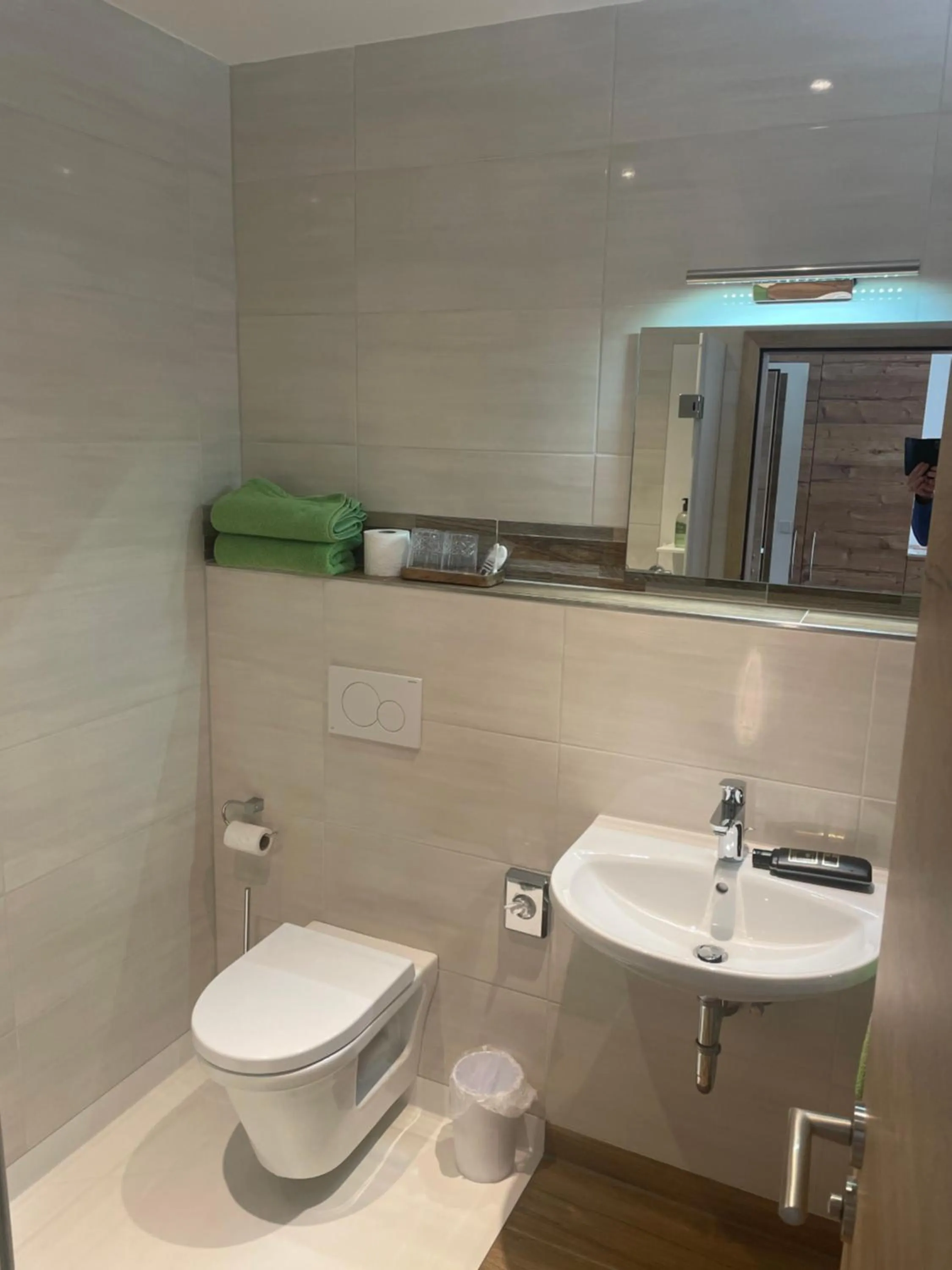 Toilet in Römercastell Wirtshaus & Hotel