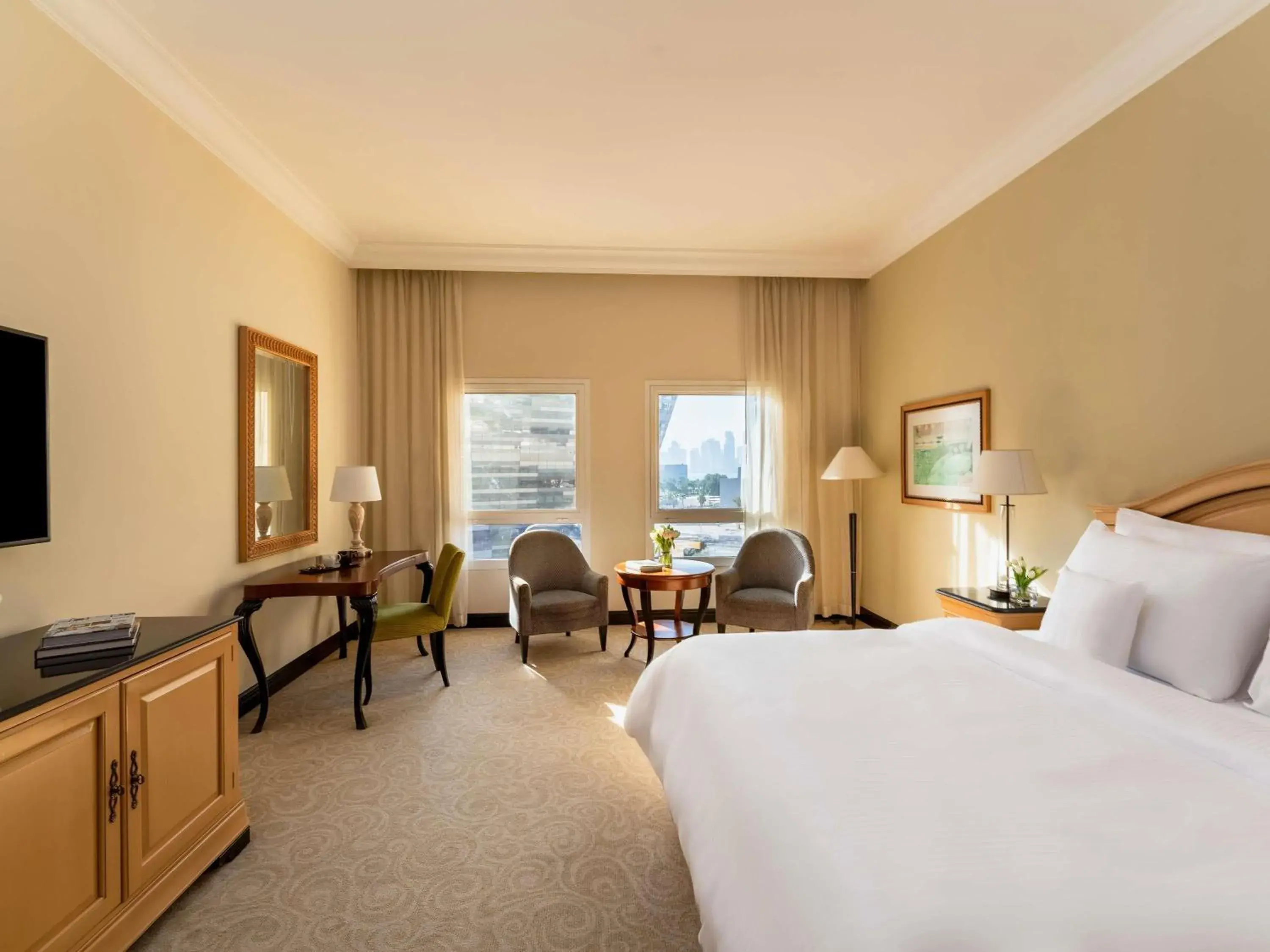 Bedroom, Bed in Mövenpick Hotel Doha Bedroom, Bed in Mövenpick Hotel Doha