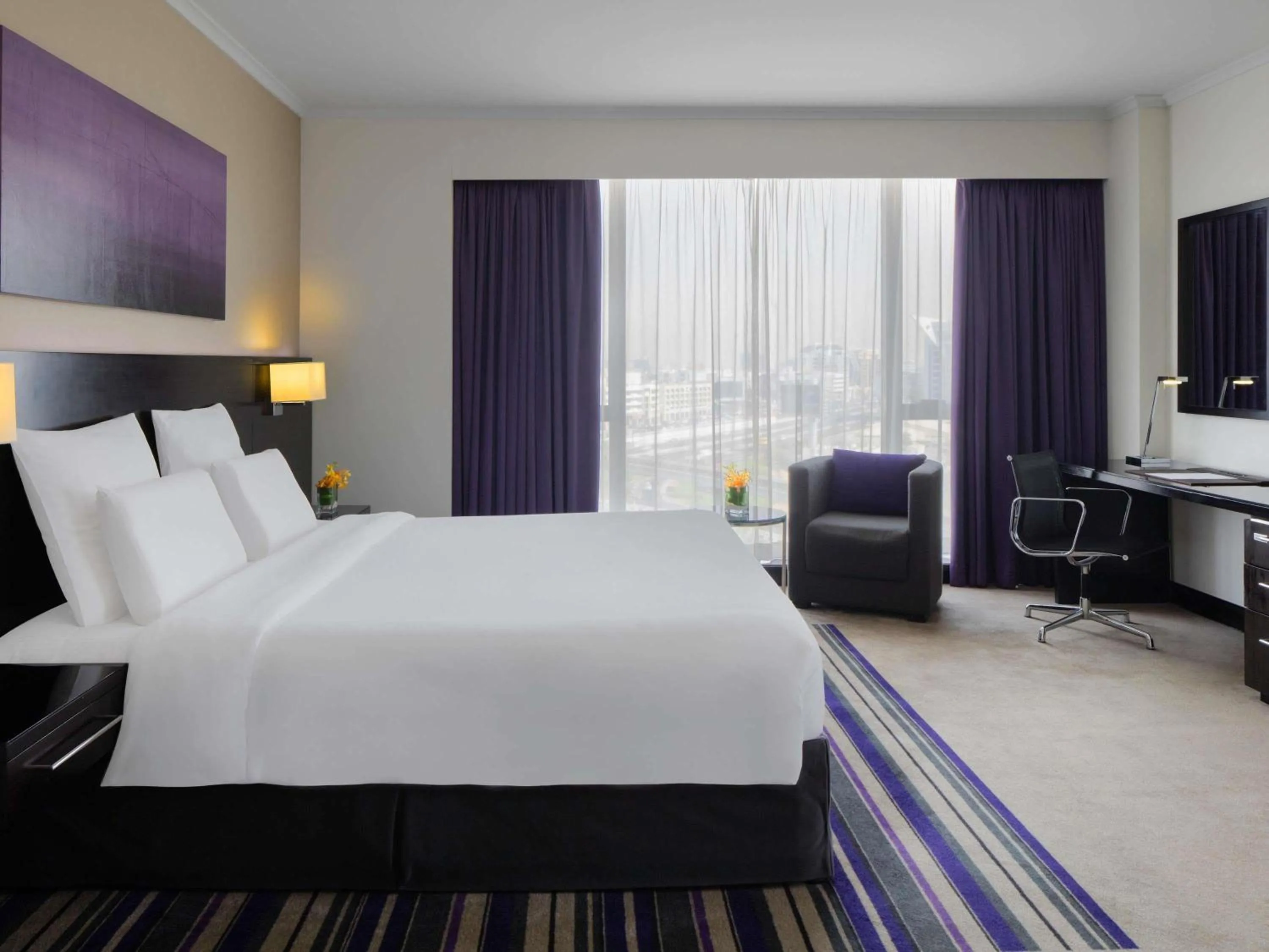 Bedroom, Bed in Pullman Dubai Creek City Centre