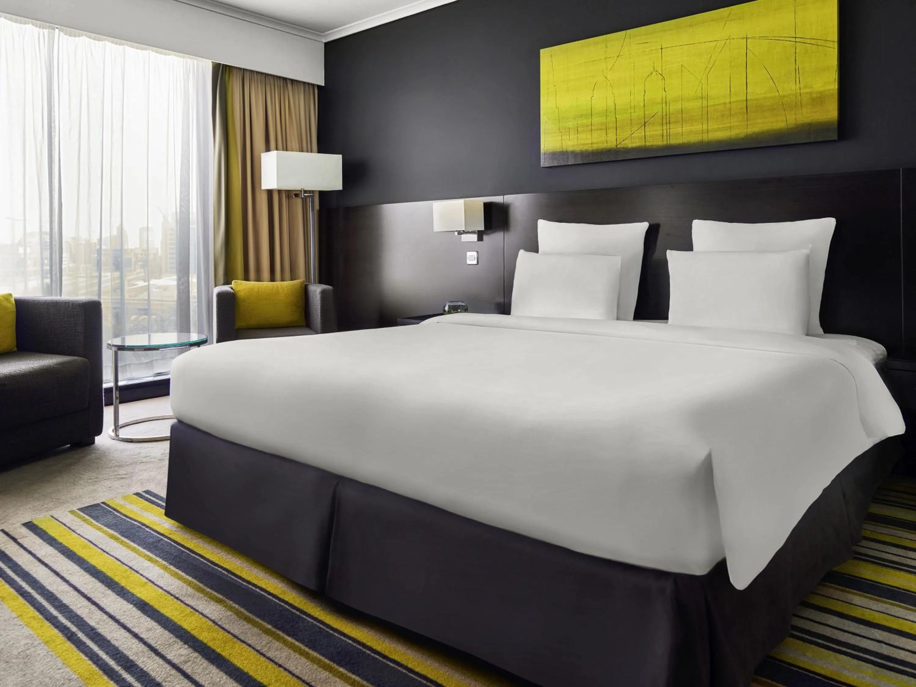 Bedroom, Bed in Pullman Dubai Creek City Centre