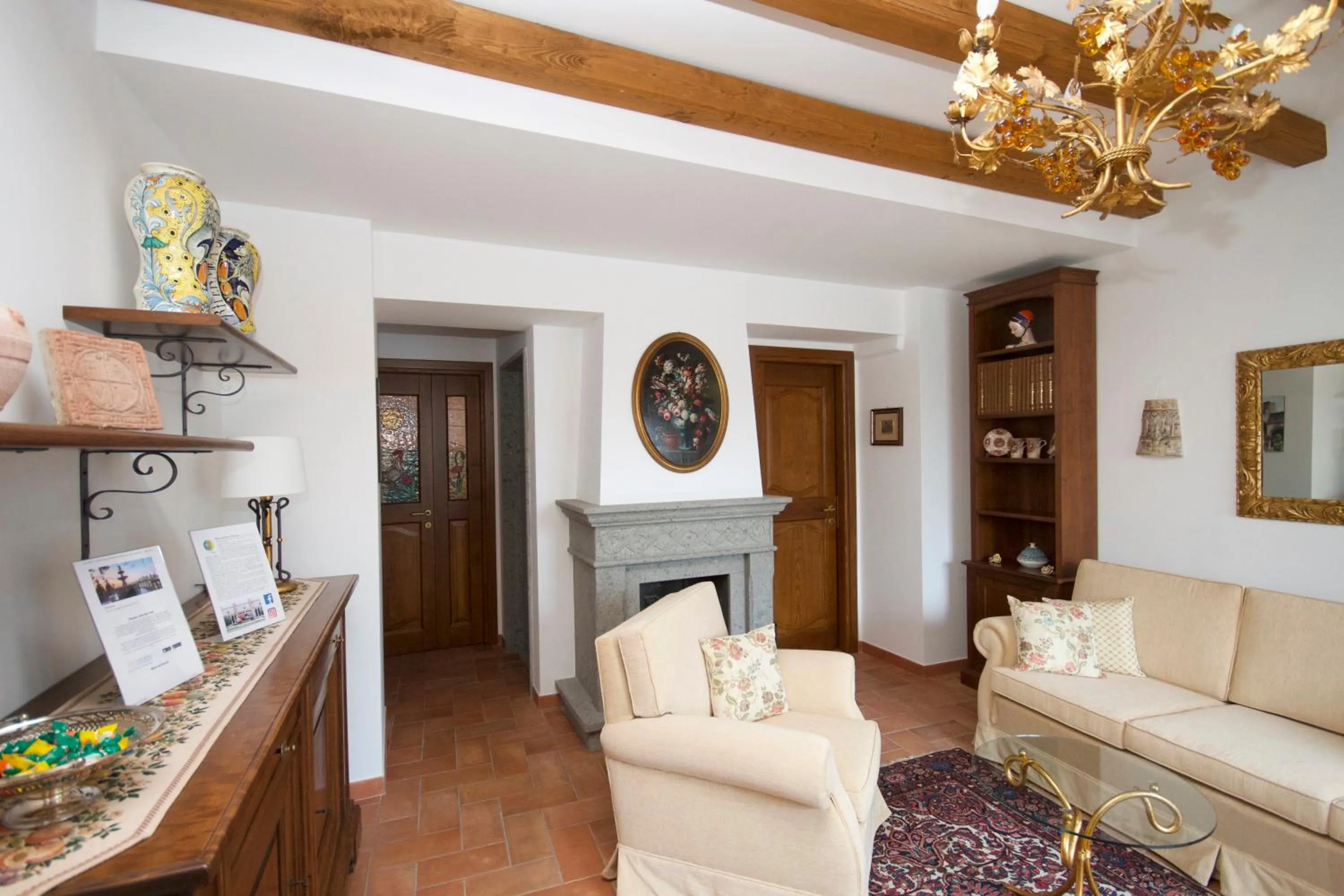 Communal lounge/ TV room in Il Gallo Nero