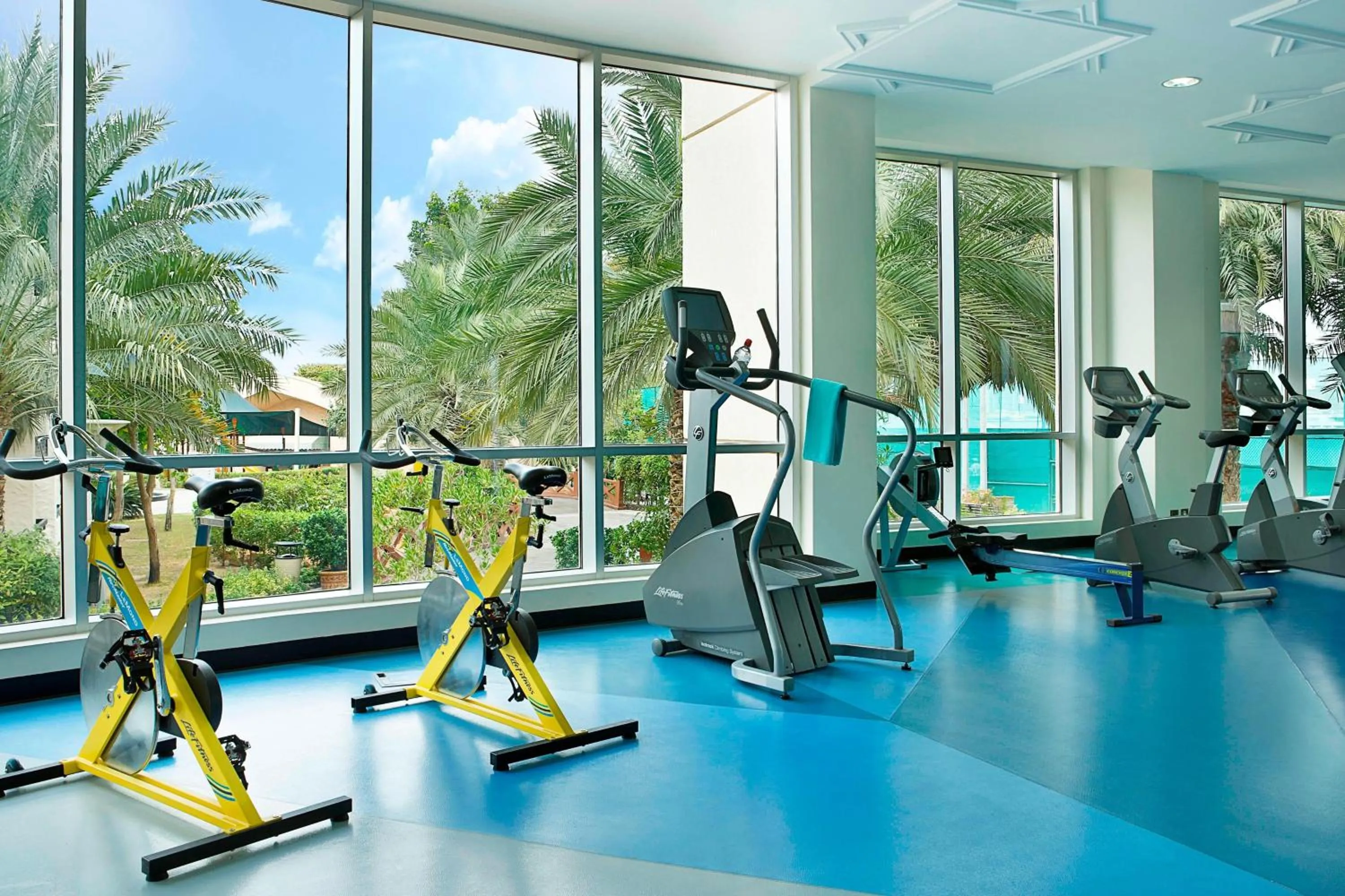 Fitness centre/facilities in Al Habtoor Grand Resort, Autograph Collection
