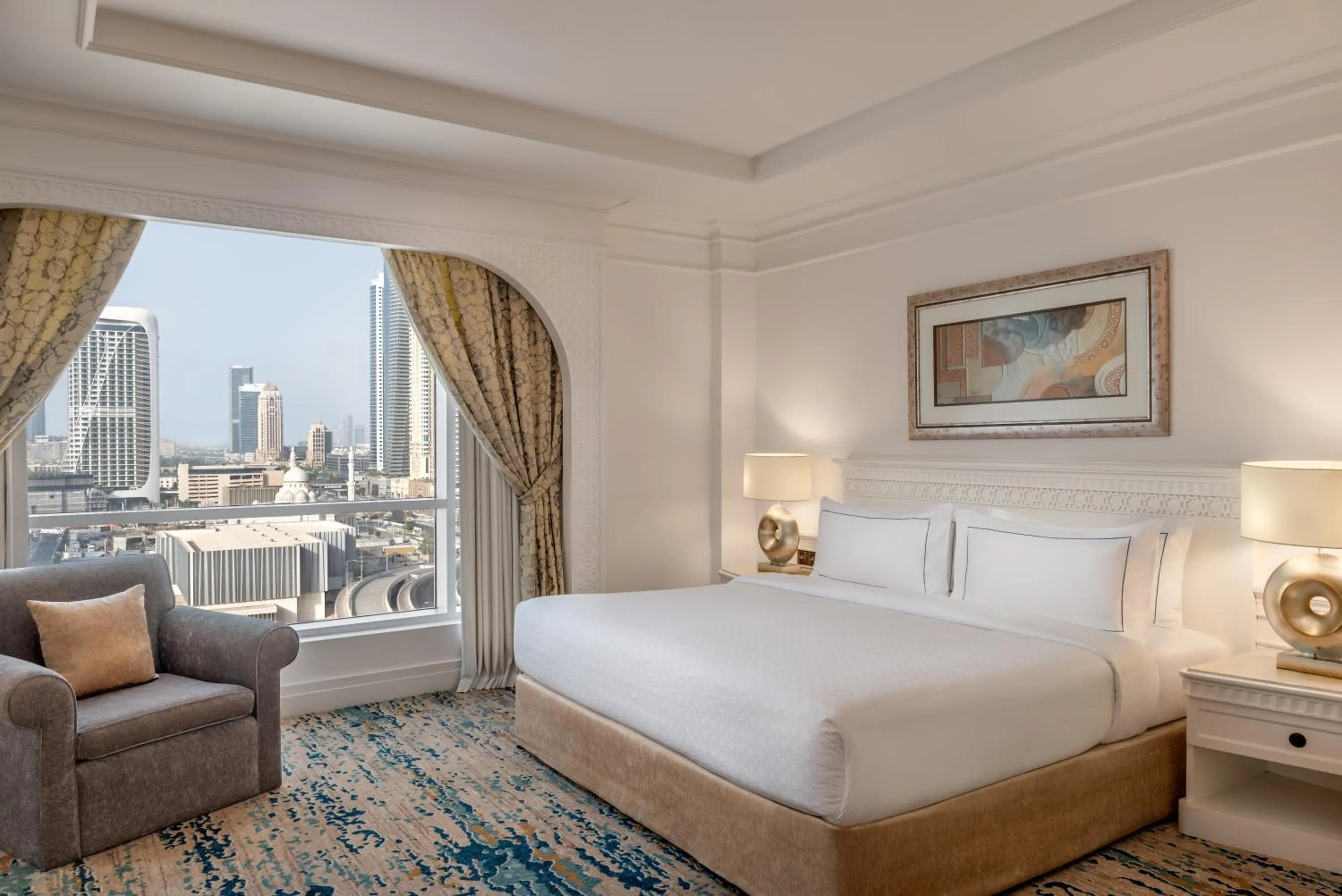Bed in Al Habtoor Grand Resort, Autograph Collection