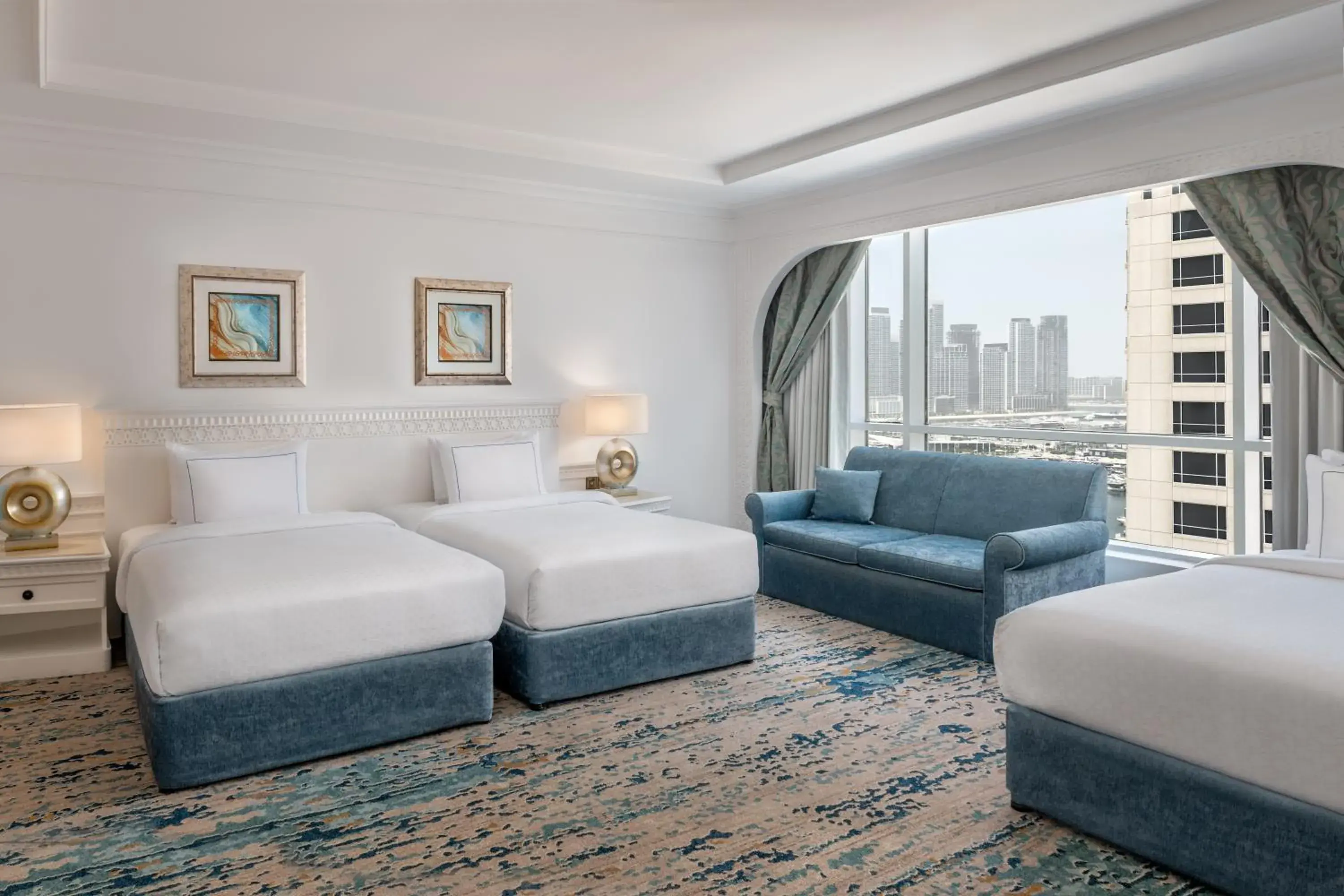 Tower Family Room – Spacious Comfort with Partial Sea View and Private Beach Access in Al Habtoor Grand Resort, Autograph Collection Tower Family Room – Spacious Comfort with Partial Sea View and Private Beach Access in Al Habtoor Grand Resort, Autograph Collection