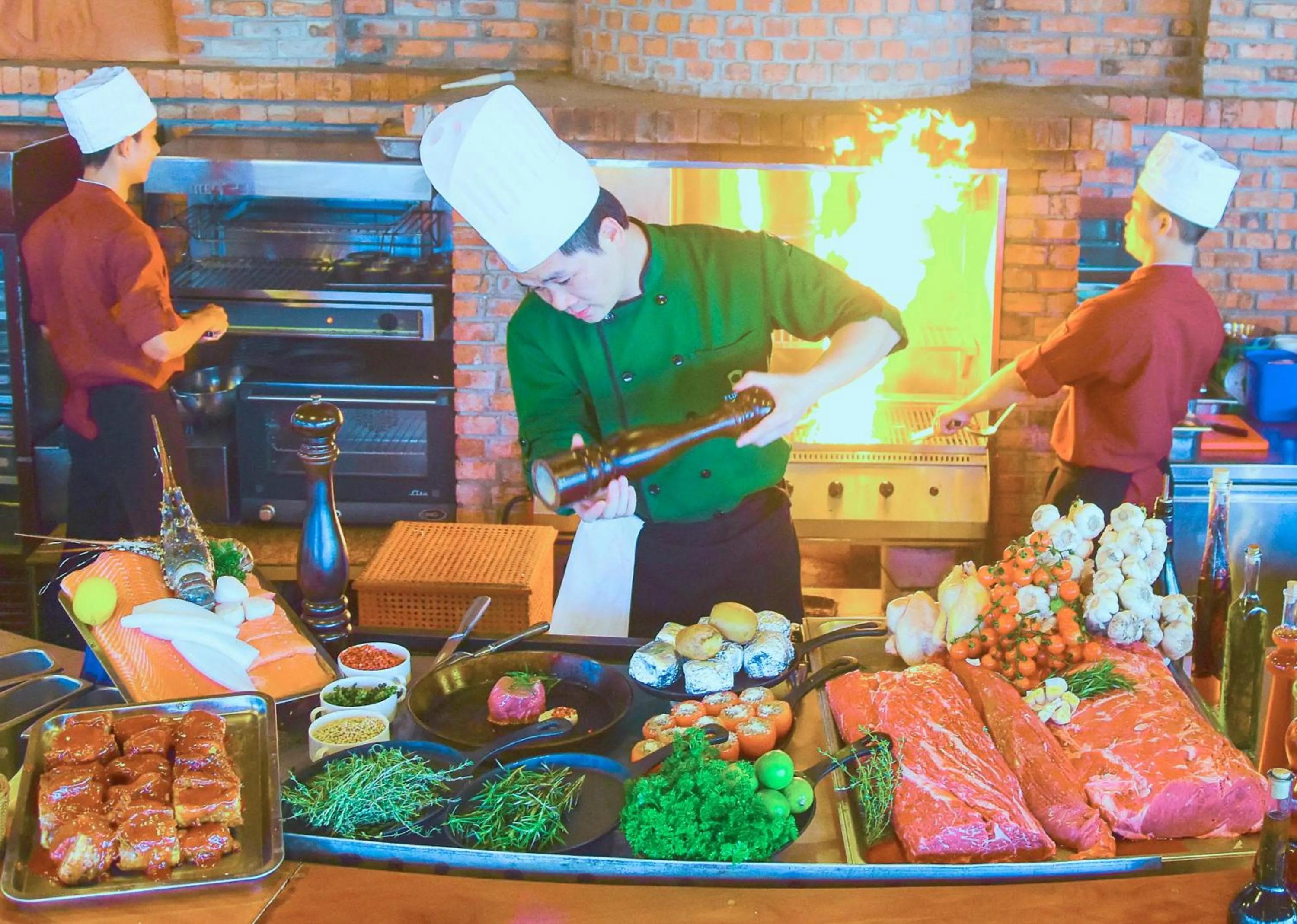 Breakfast in Abogo Resort Villas Luxury Da Nang