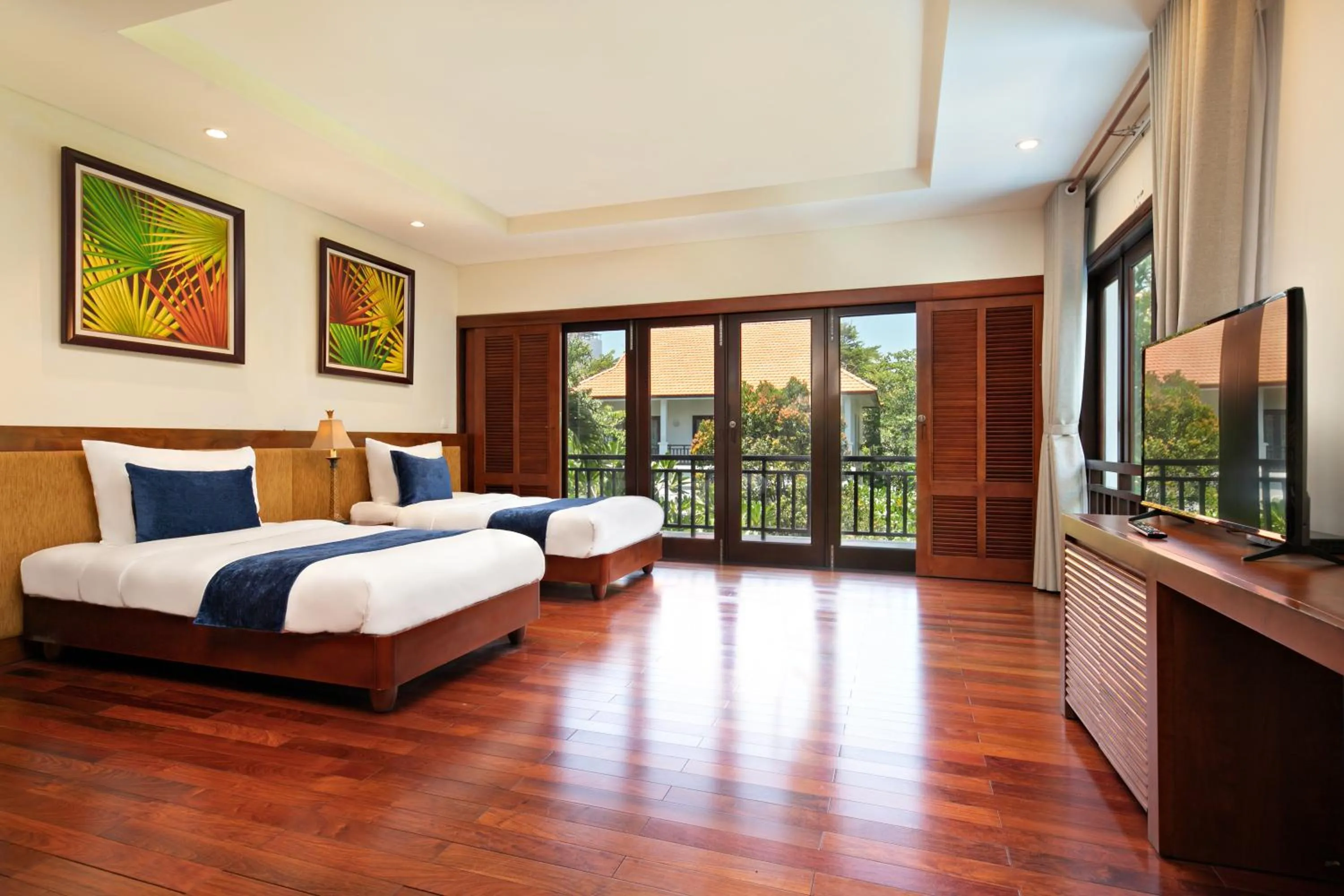 Bed in Abogo Resort Villas Luxury Da Nang