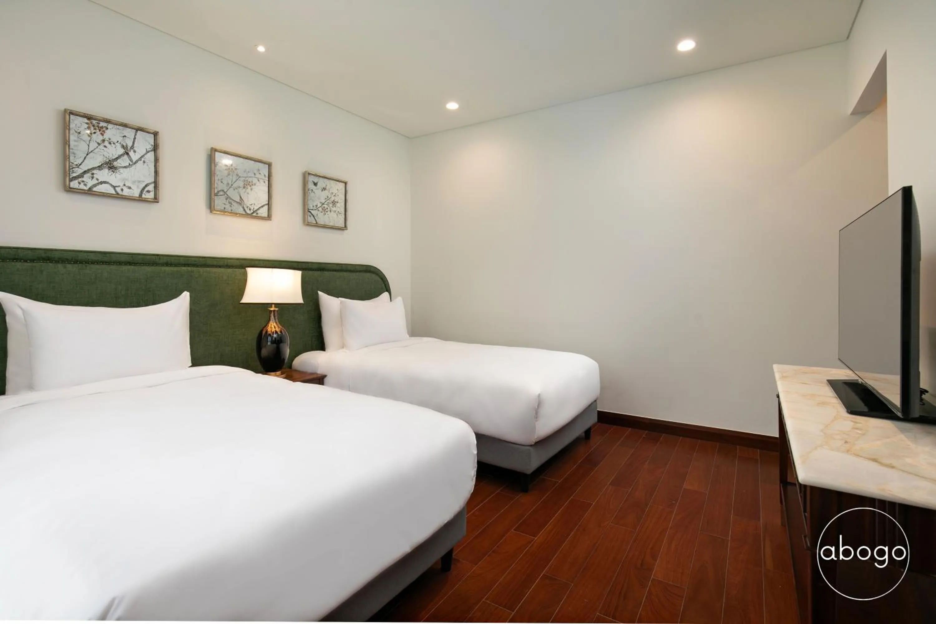 Bed in Abogo Resort Villas Luxury Da Nang