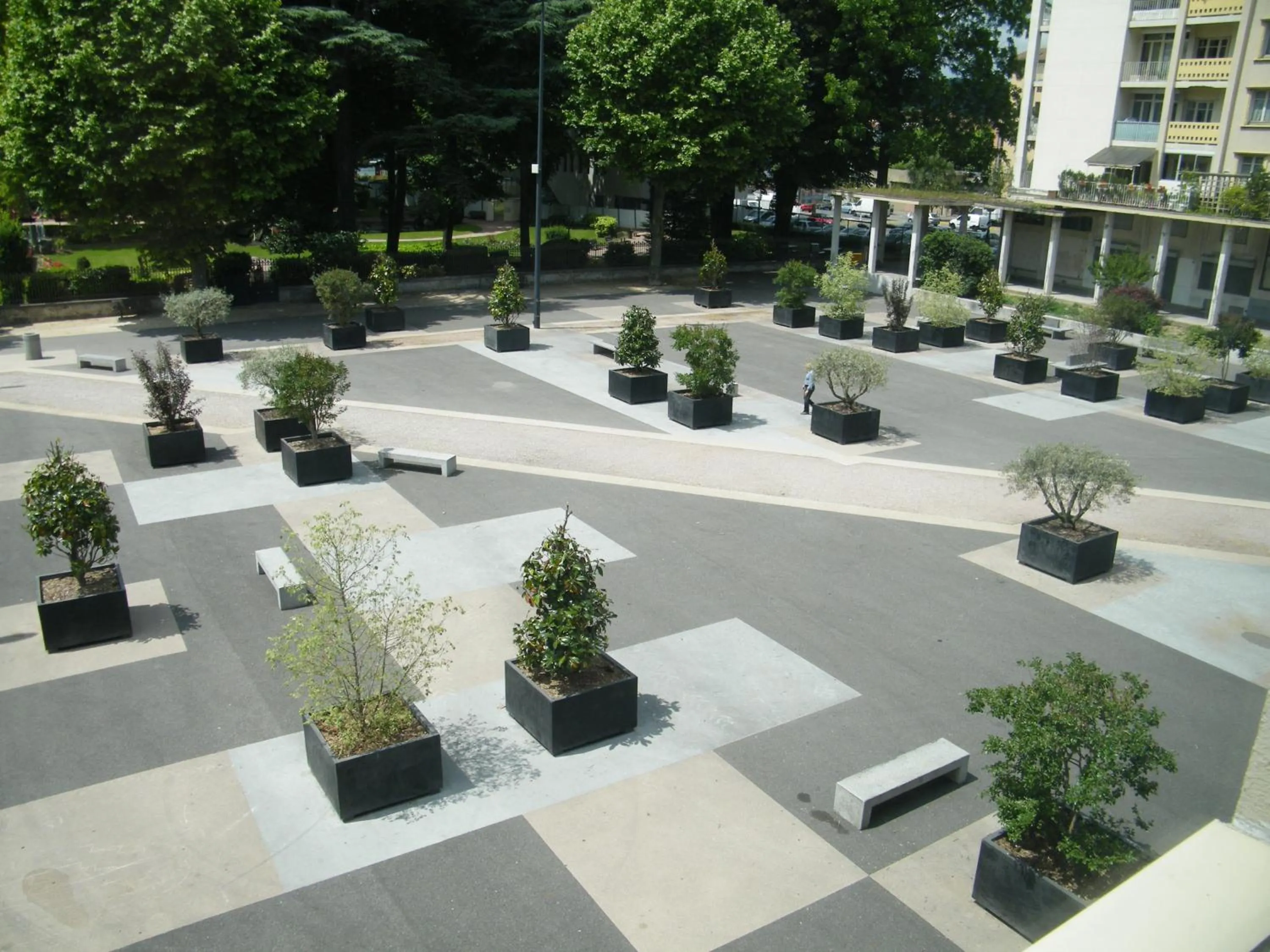 View (from property/room) in ibis budget Vienne Sud