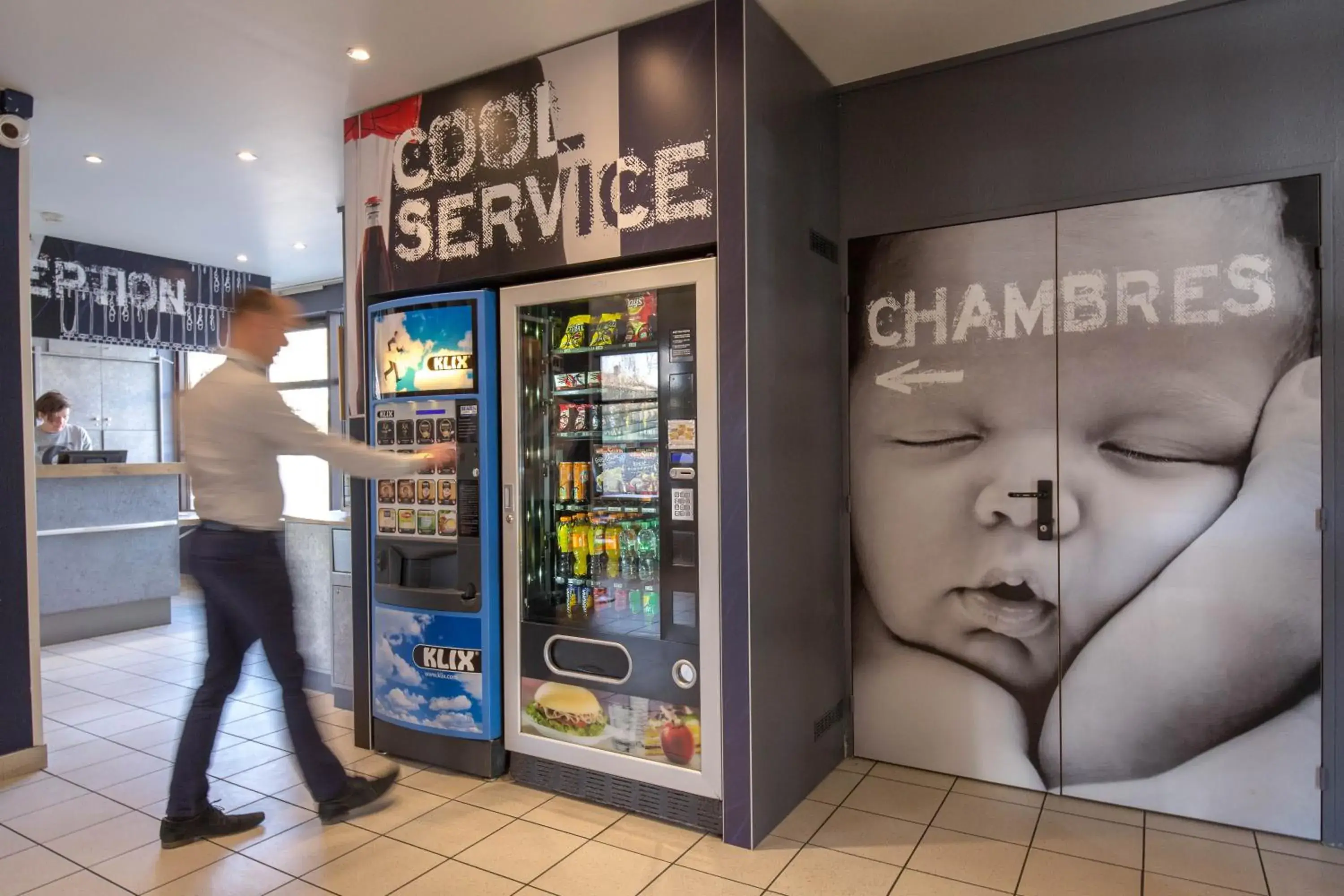Lobby or reception in ibis budget Vienne Sud Lobby or reception in ibis budget Vienne Sud