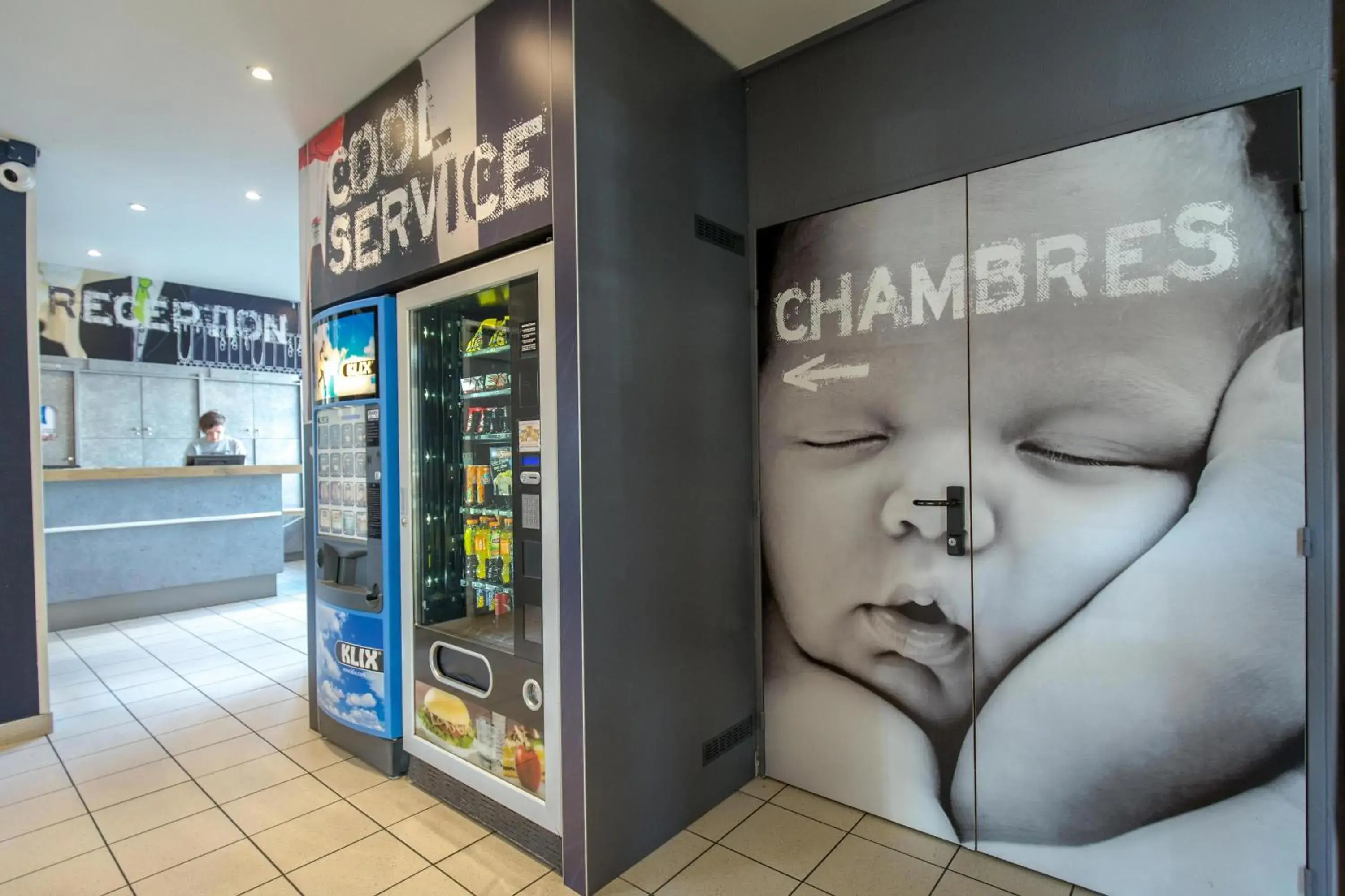 Lobby or reception in ibis budget Vienne Sud Lobby or reception in ibis budget Vienne Sud