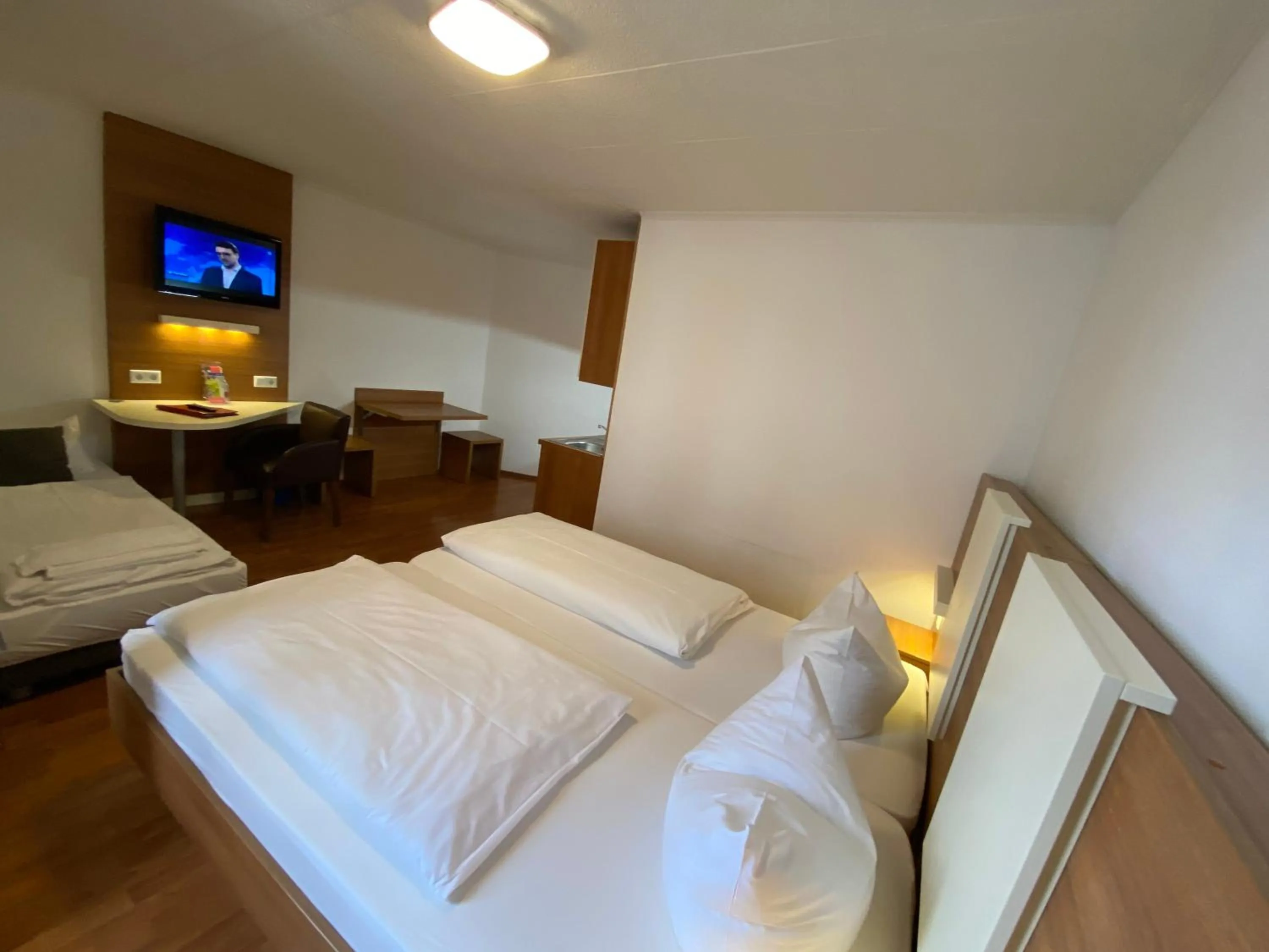 Decorative detail, Bed in Central Hotel-Apart München