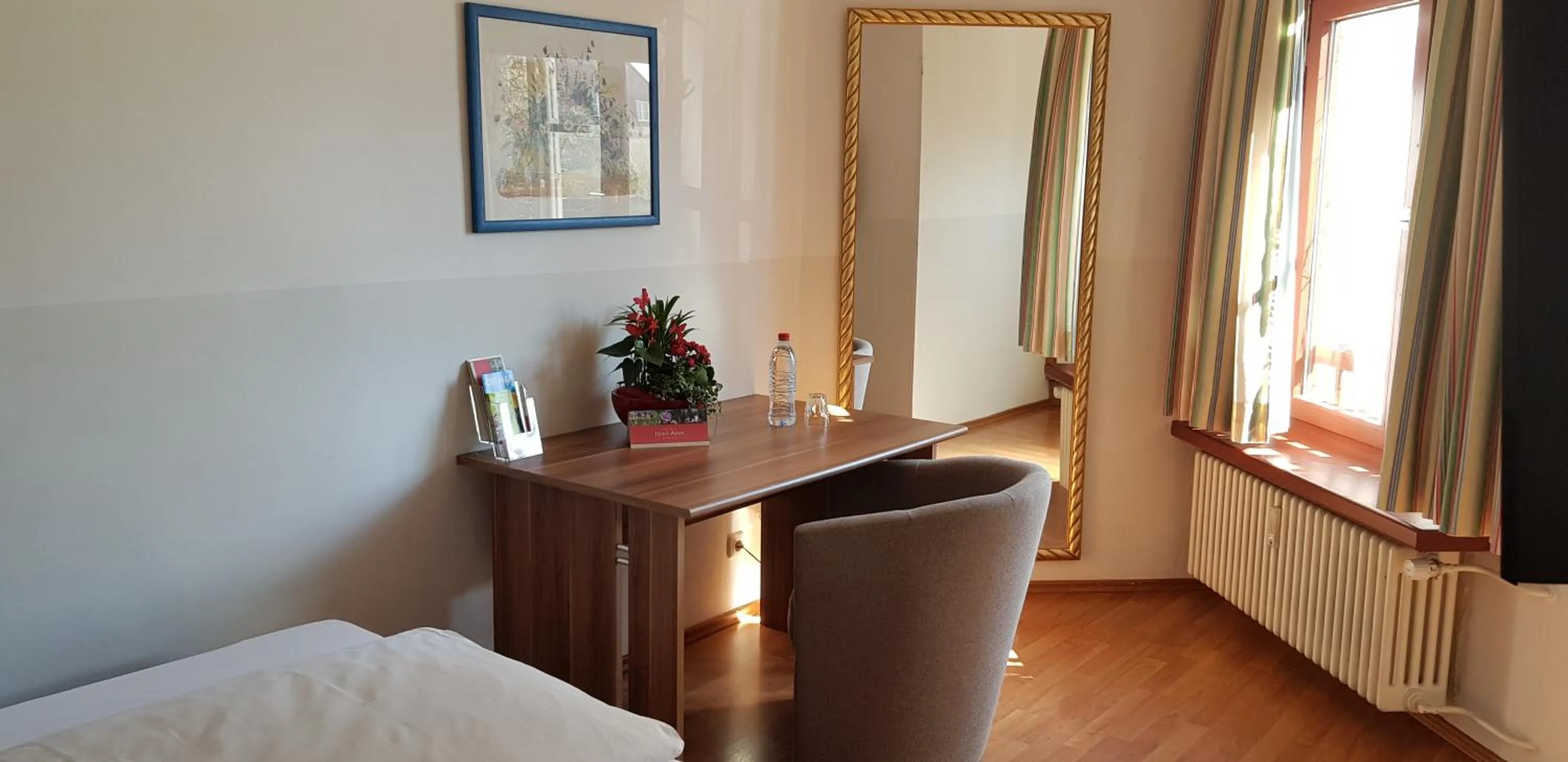 Decorative detail, Bed in Central Hotel-Apart München