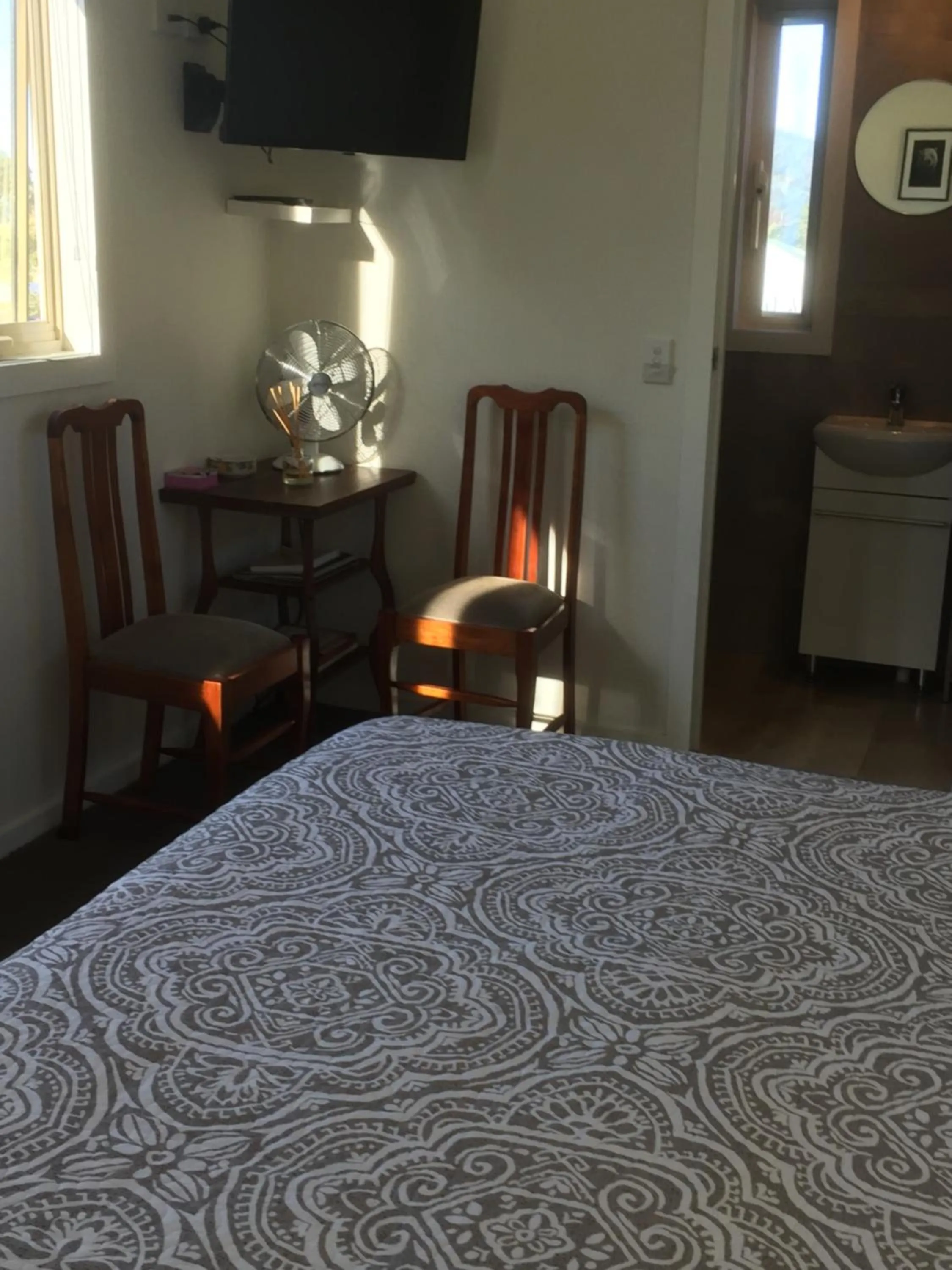 Bed in Wheel House Studio