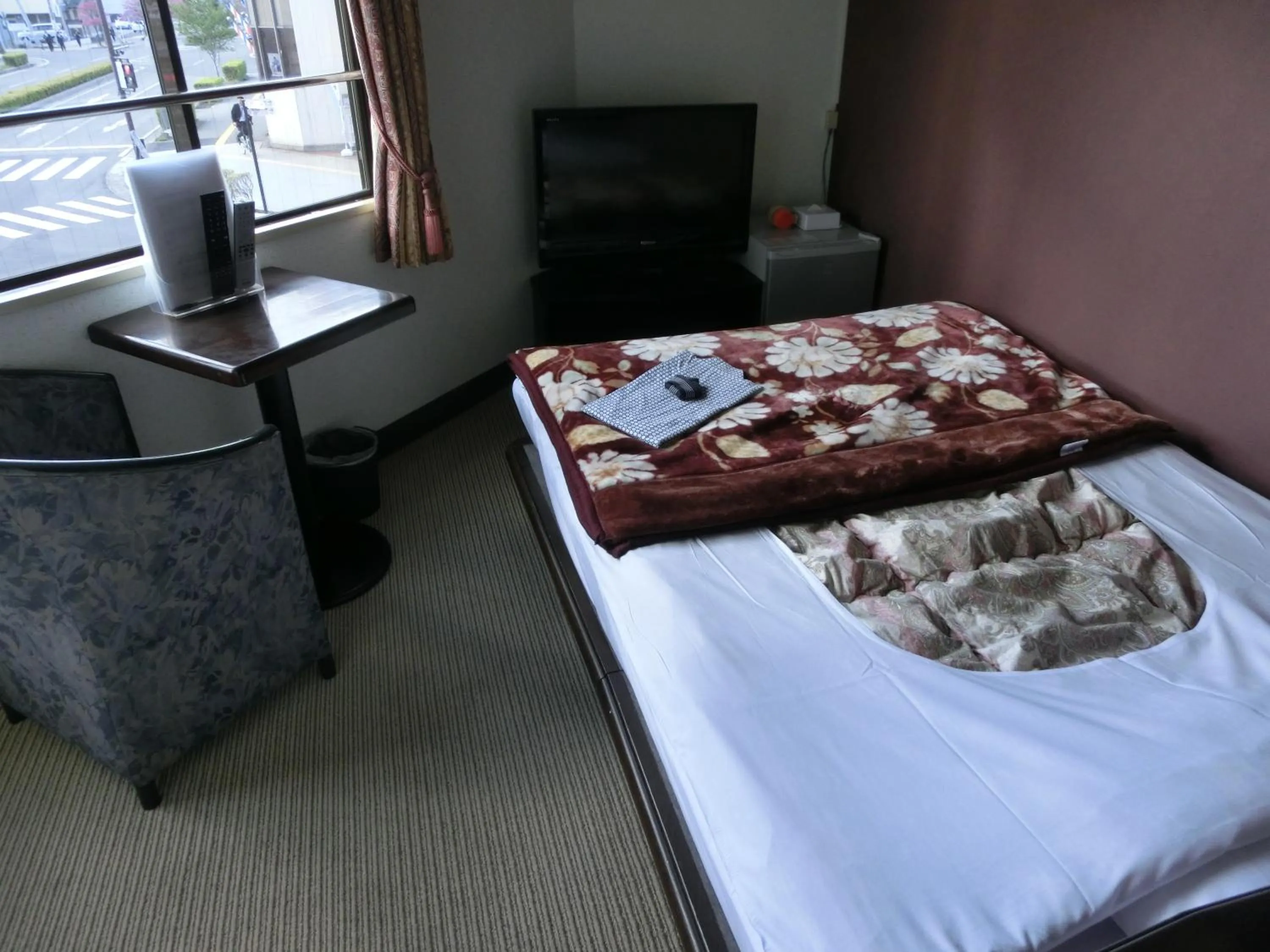 Bed in Biz Hotel Shiojiri Ekimae