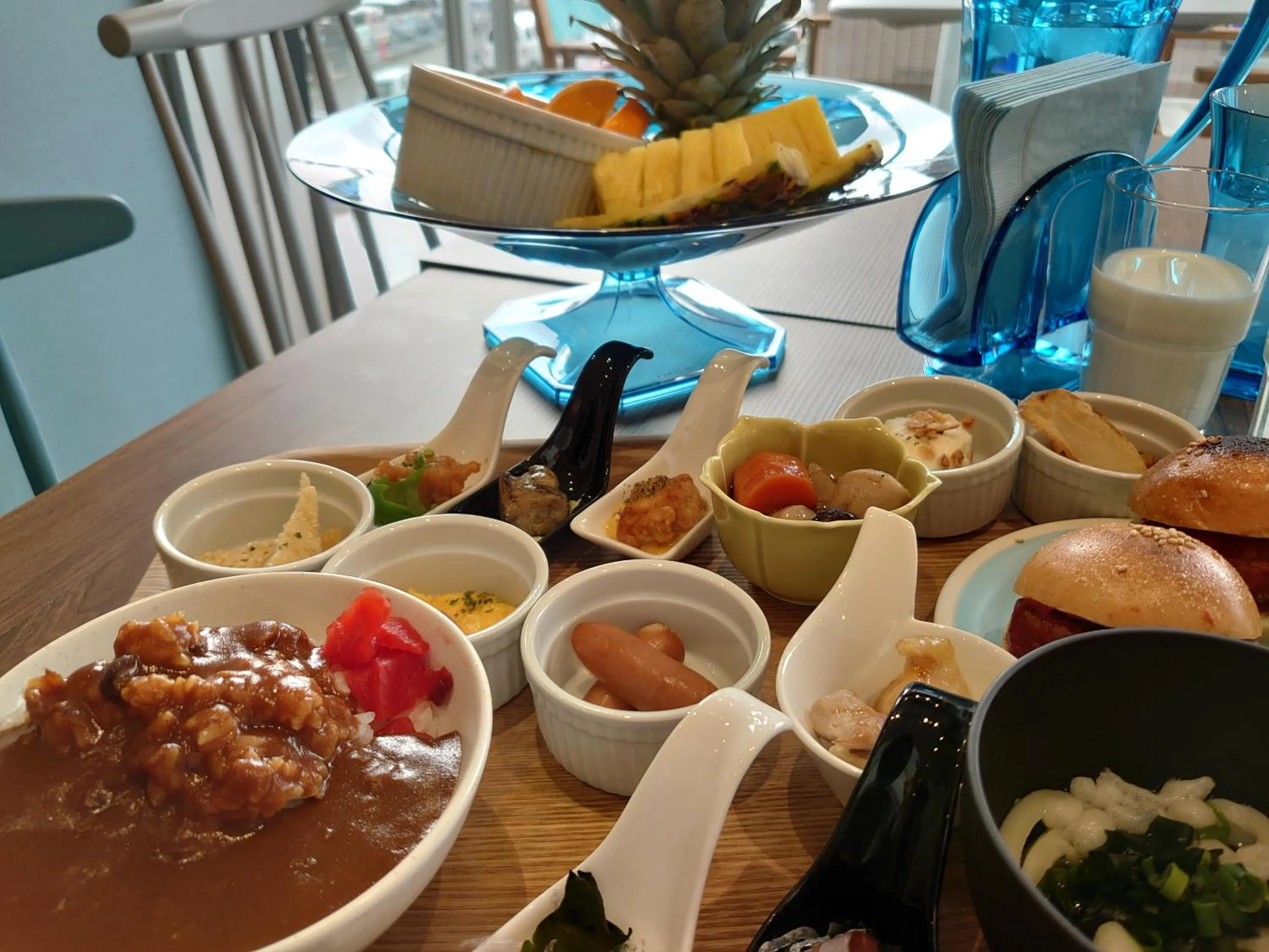 Buffet breakfast in Green Rich Hotel Miyazaki Tachibandori 2 (Artificial hot spring Futamata Yunohana)