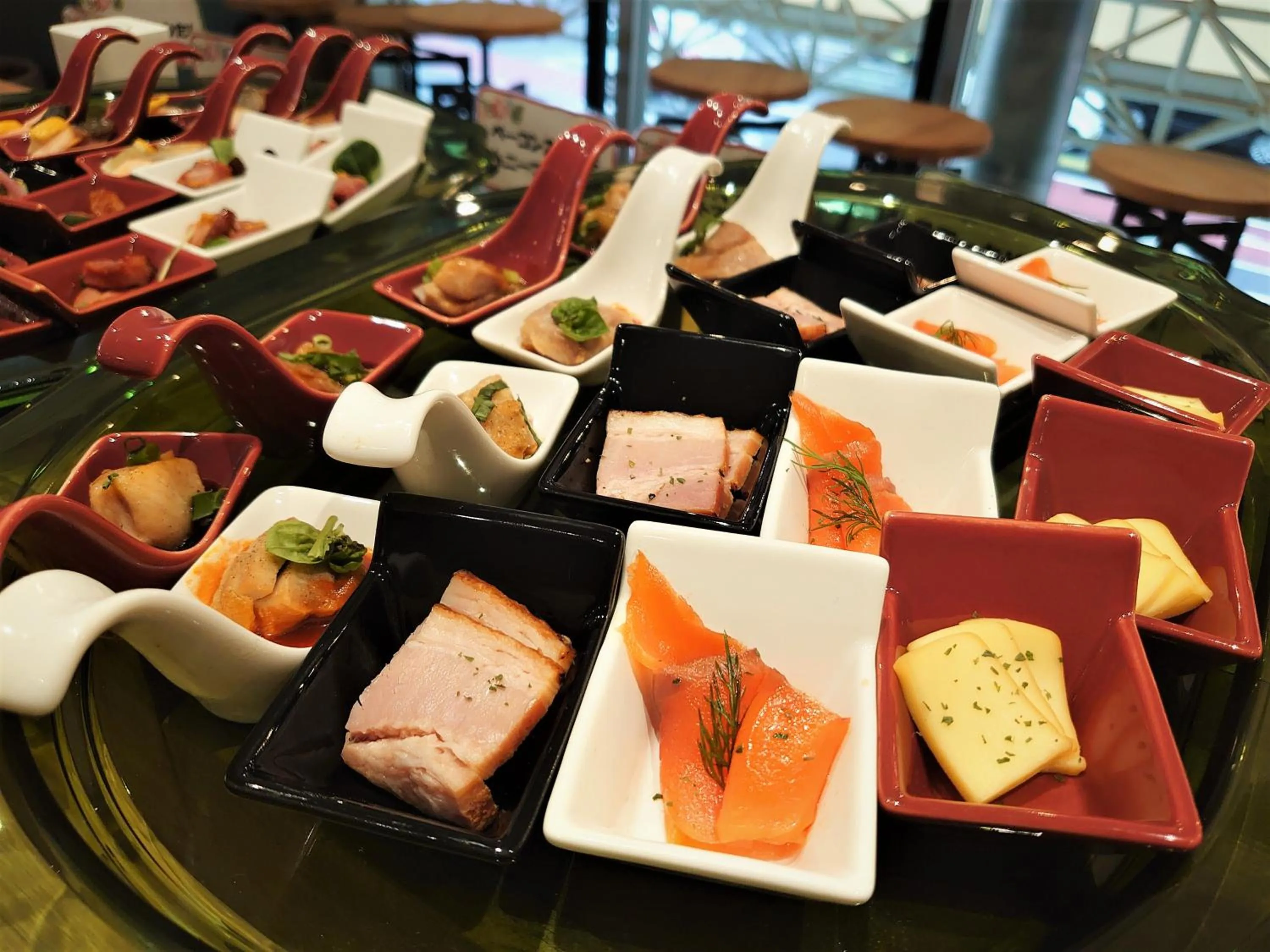 Buffet breakfast in Green Rich Hotel Miyazaki Tachibandori 2 (Artificial hot spring Futamata Yunohana)