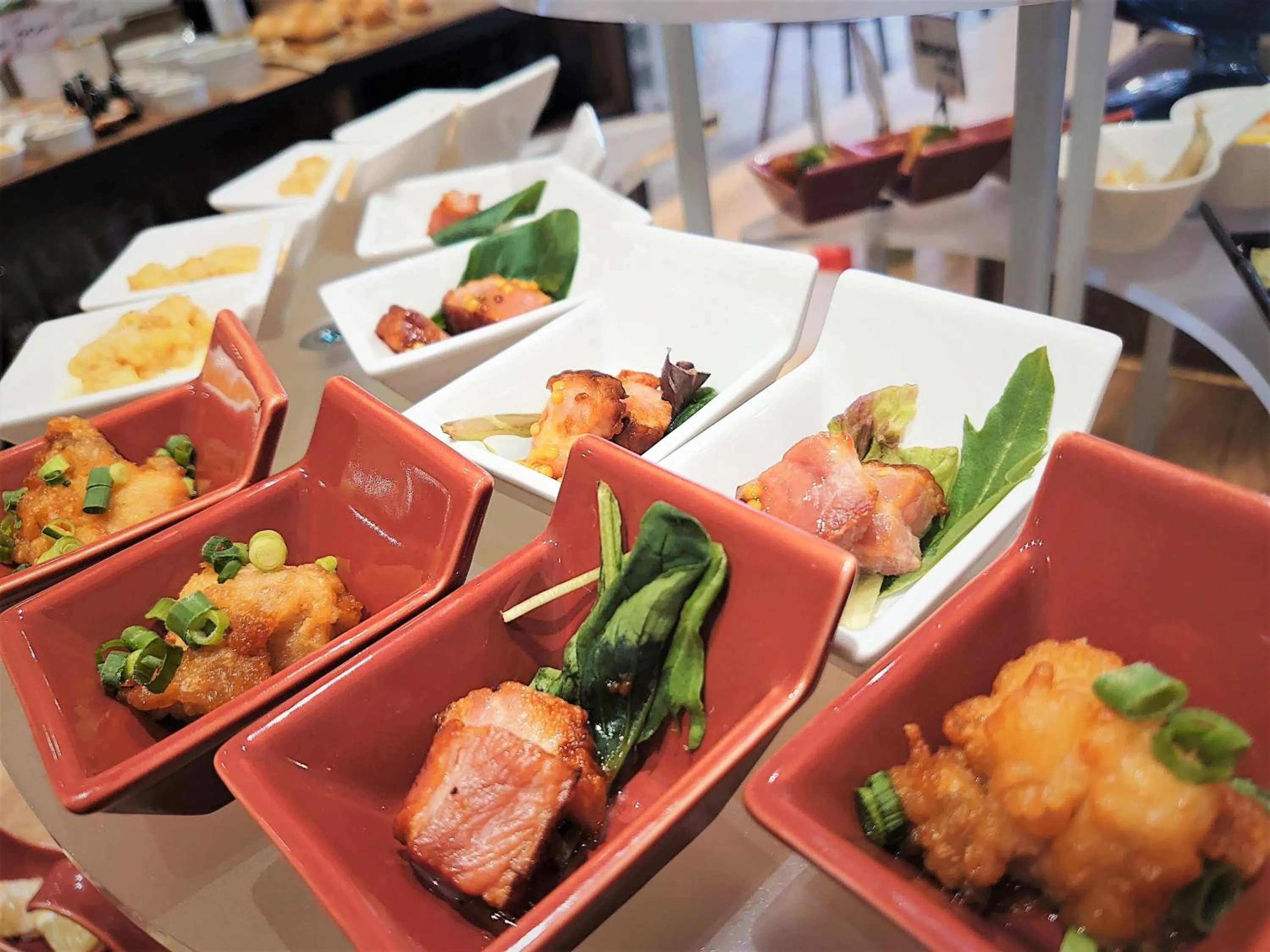 Buffet breakfast in Green Rich Hotel Miyazaki Tachibandori 2 (Artificial hot spring Futamata Yunohana)