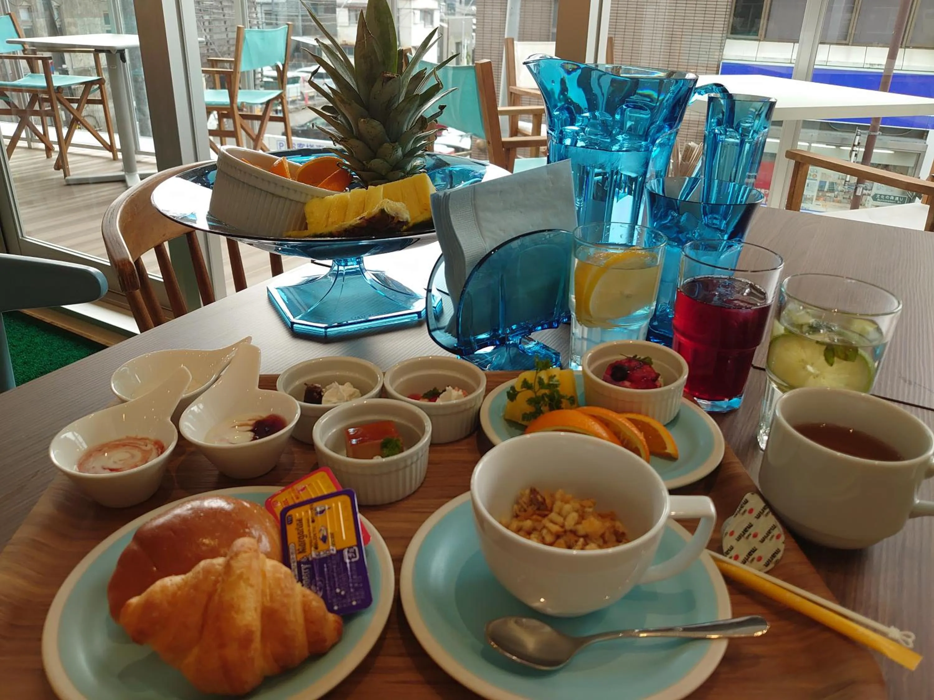 Buffet breakfast in Green Rich Hotel Miyazaki Tachibandori 2 (Artificial hot spring Futamata Yunohana)