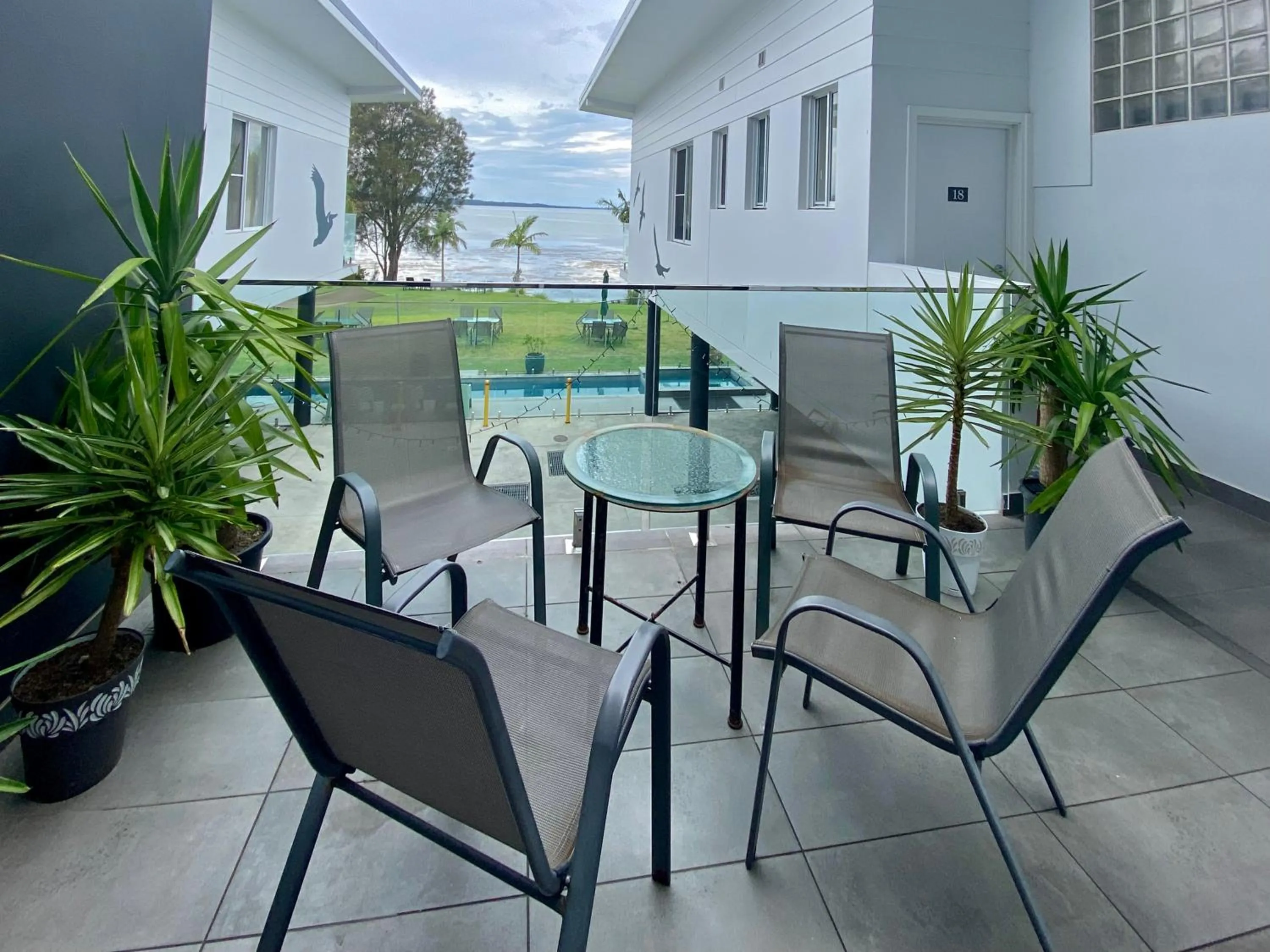 Seating area in Lakes Resort Toukley