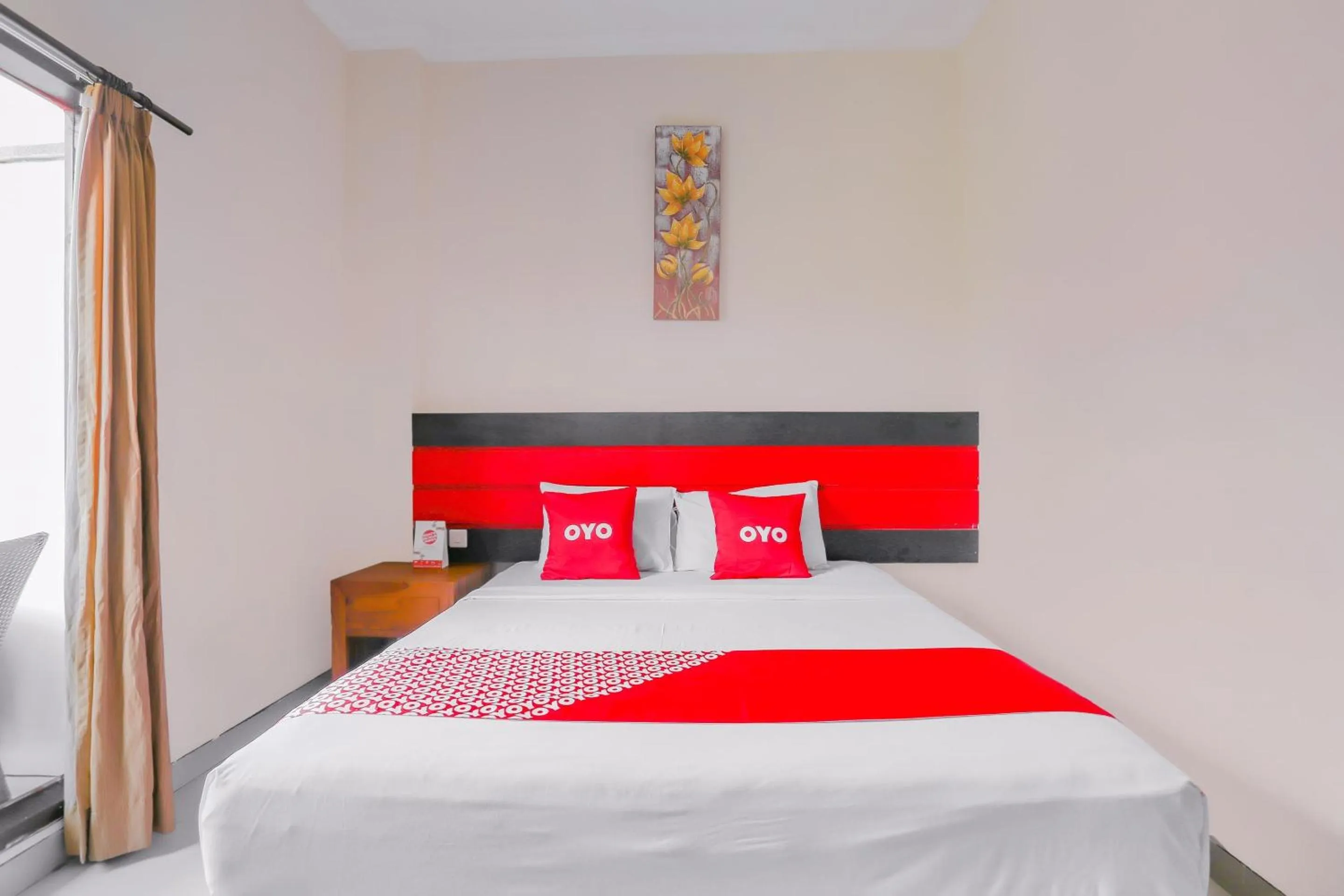 Bedroom, Bed in Hotel O Ari Beach Inn