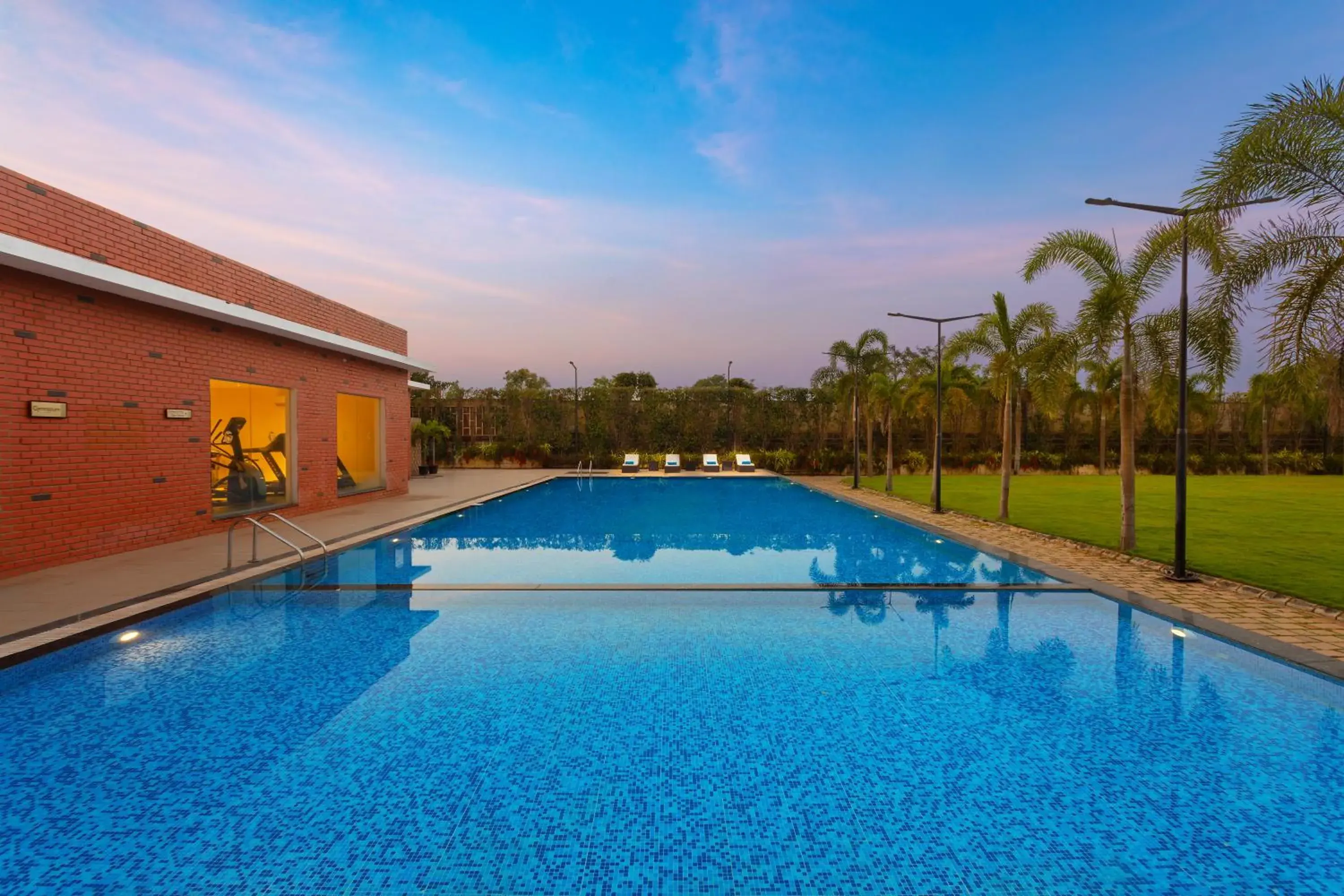 Pool view in Fortune Park Airport Road, Hubballi - Member ITC Hotels' Group Pool view in Fortune Park Airport Road, Hubballi - Member ITC Hotels' Group
