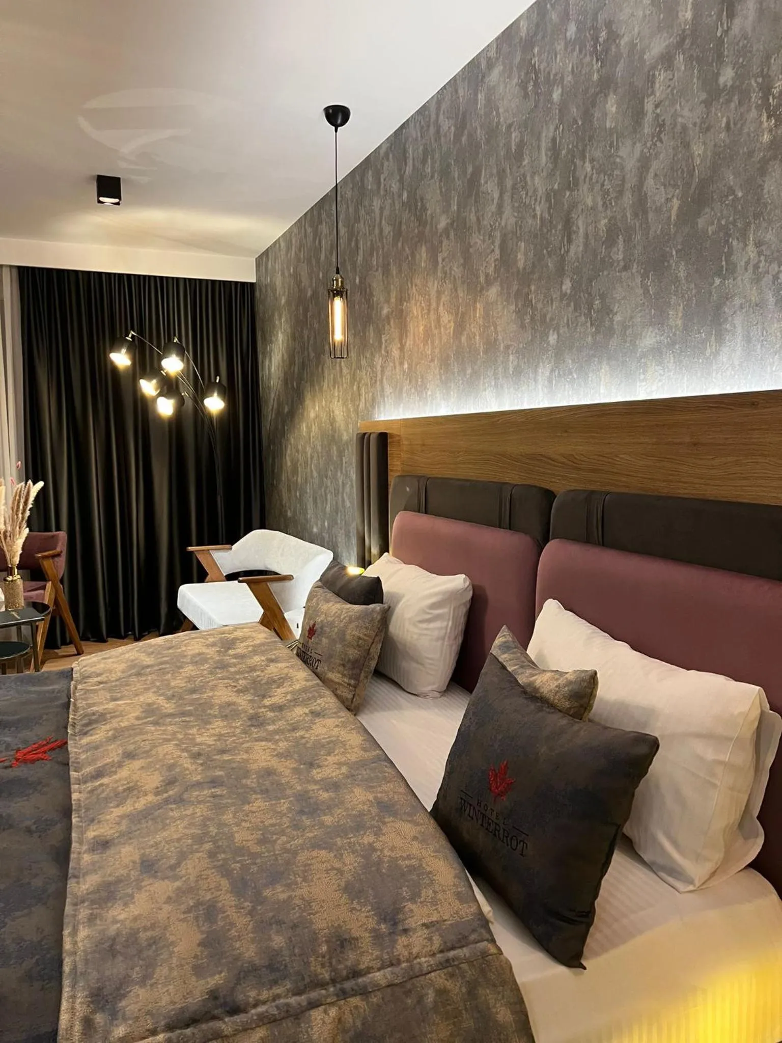 Bed in Design Hotel Winterrot