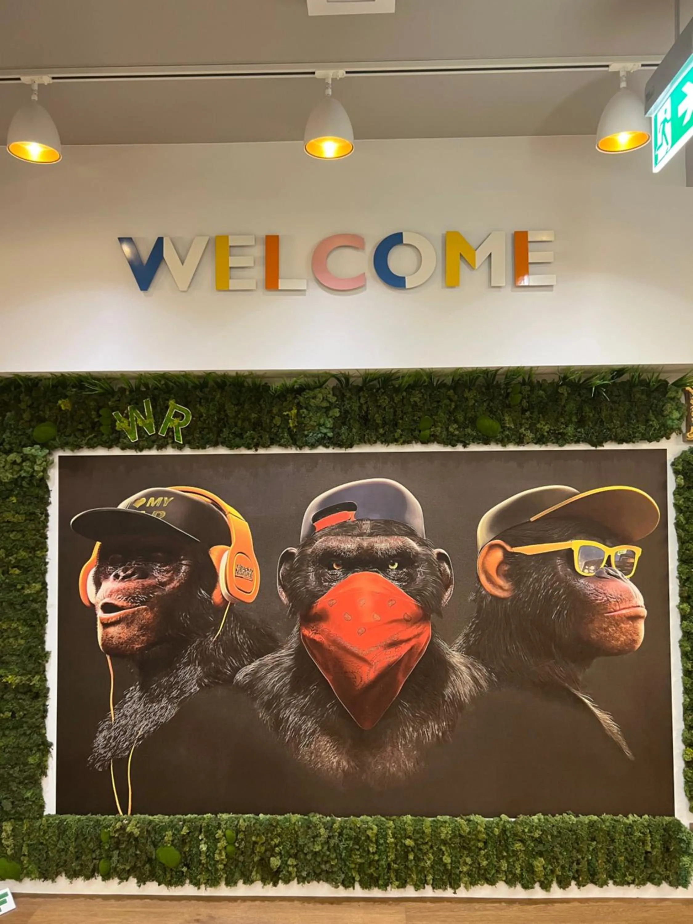 Text overlay in Design Hotel Winterrot