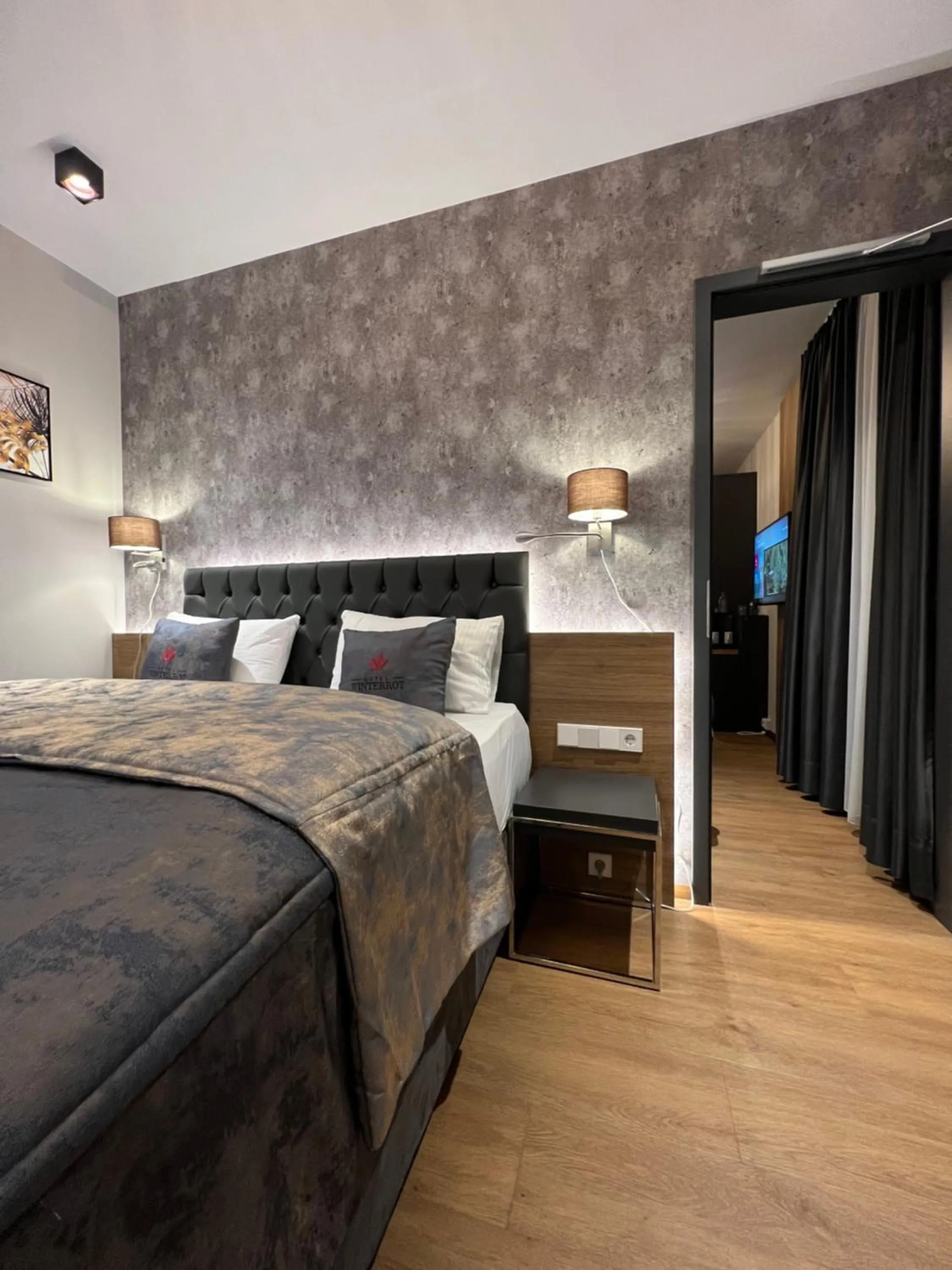 Bed in Design Hotel Winterrot