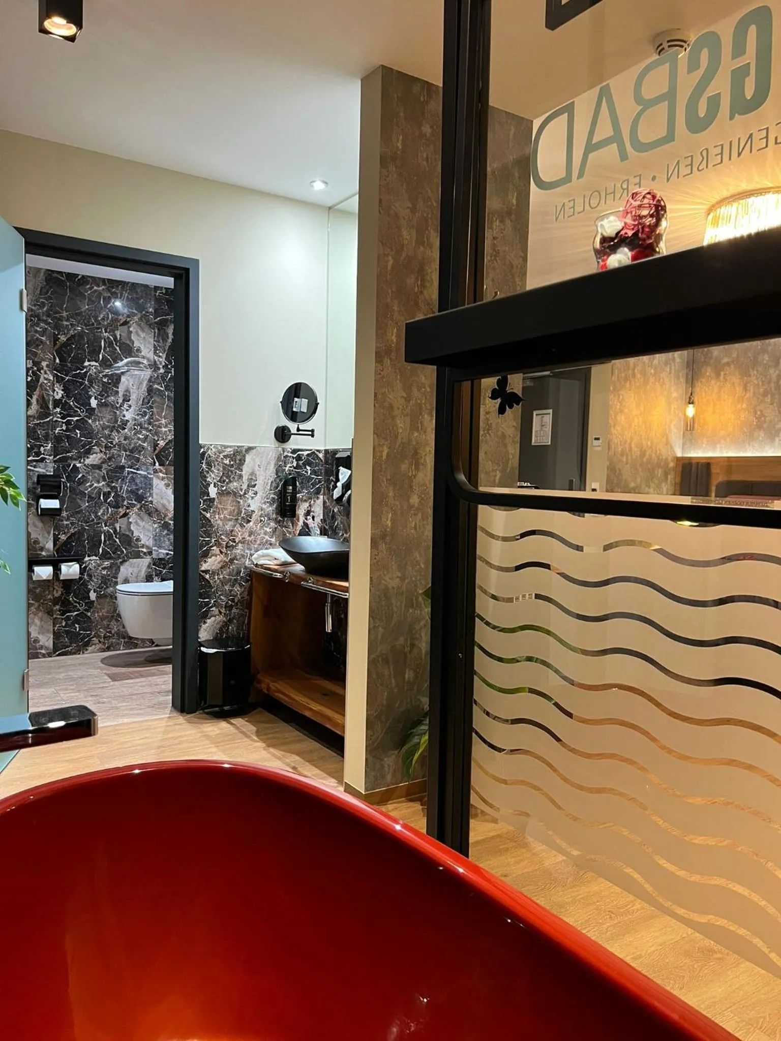 Bathroom in Design Hotel Winterrot