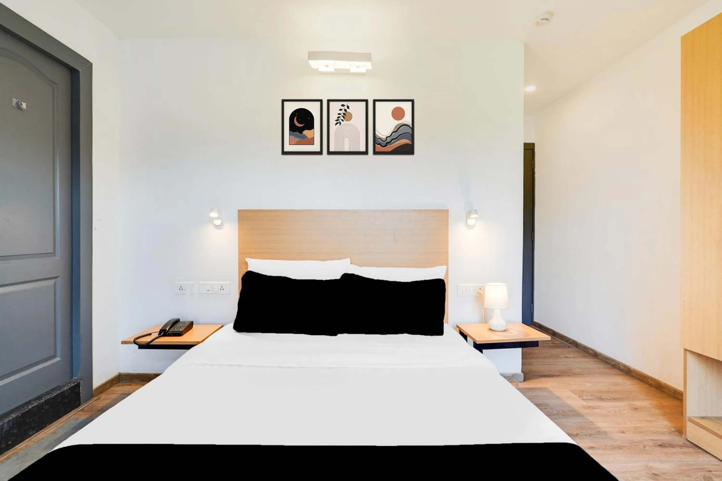 Bedroom, Bed in Super Townhouse BTM Layout Near Madiwala Lake Formerly Q Rooms