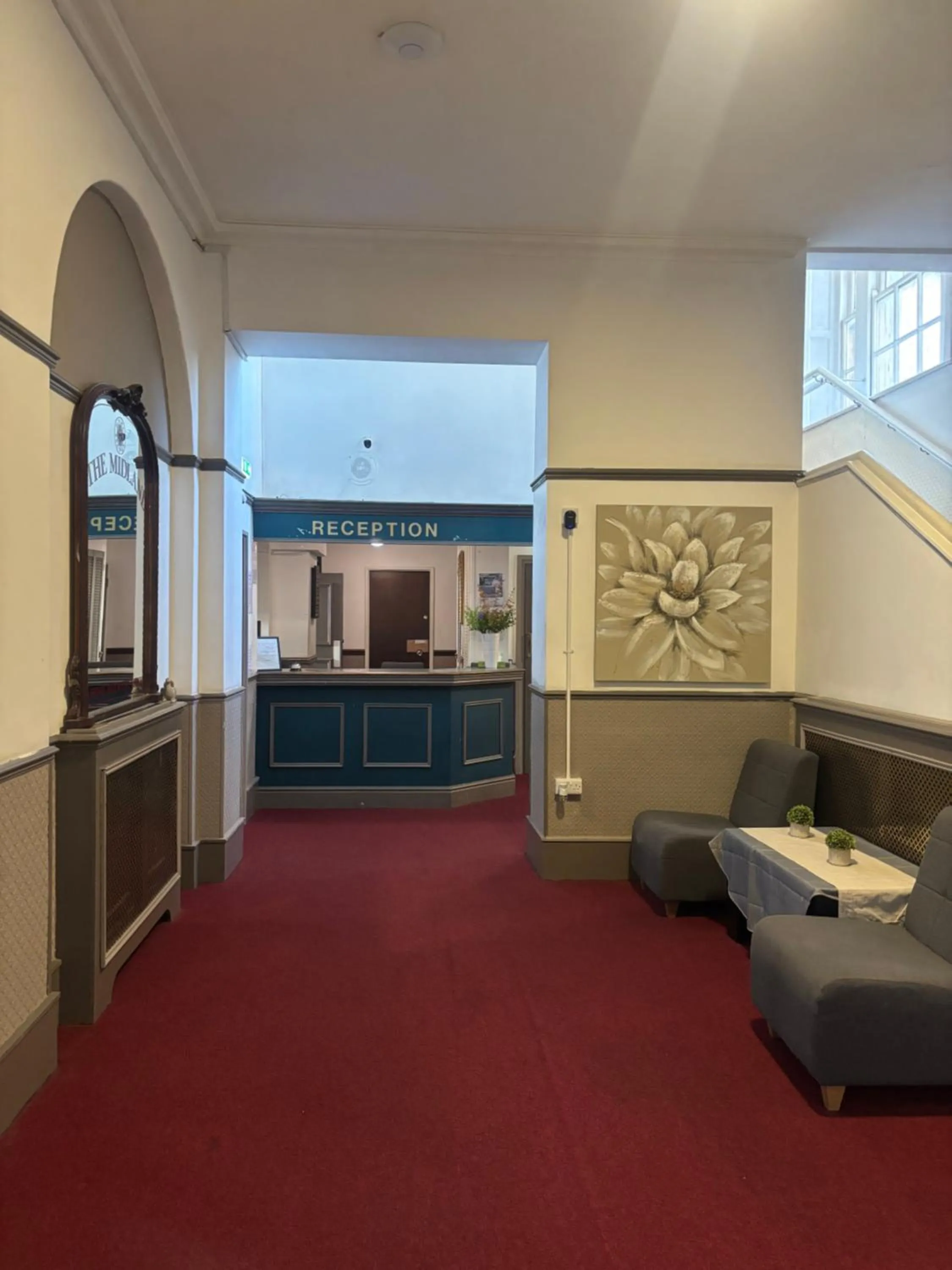 Lobby or reception in Midlands Hotel
