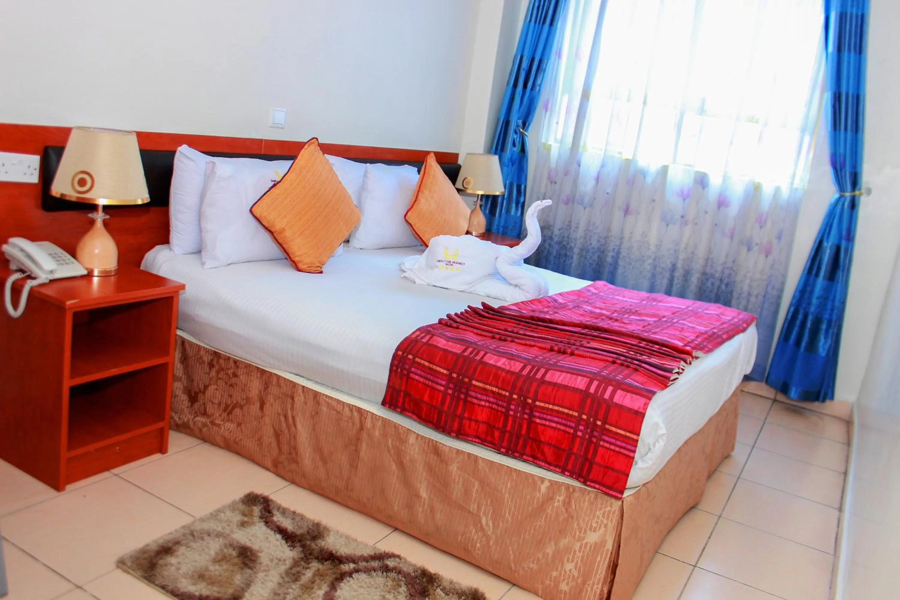 Bed in Sheratton Regency Hotel Nairobi
