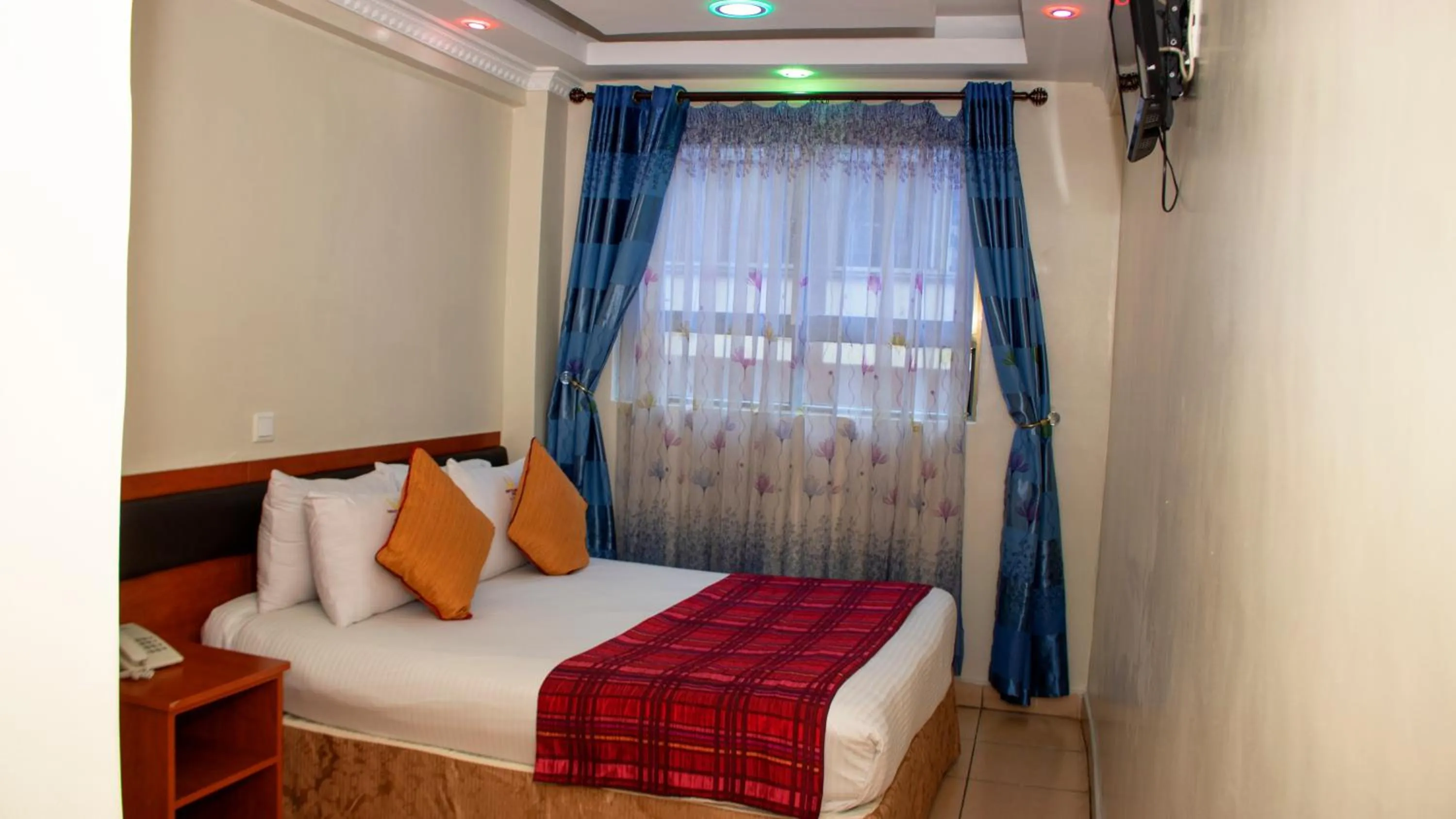Bed in Sheratton Regency Hotel Nairobi