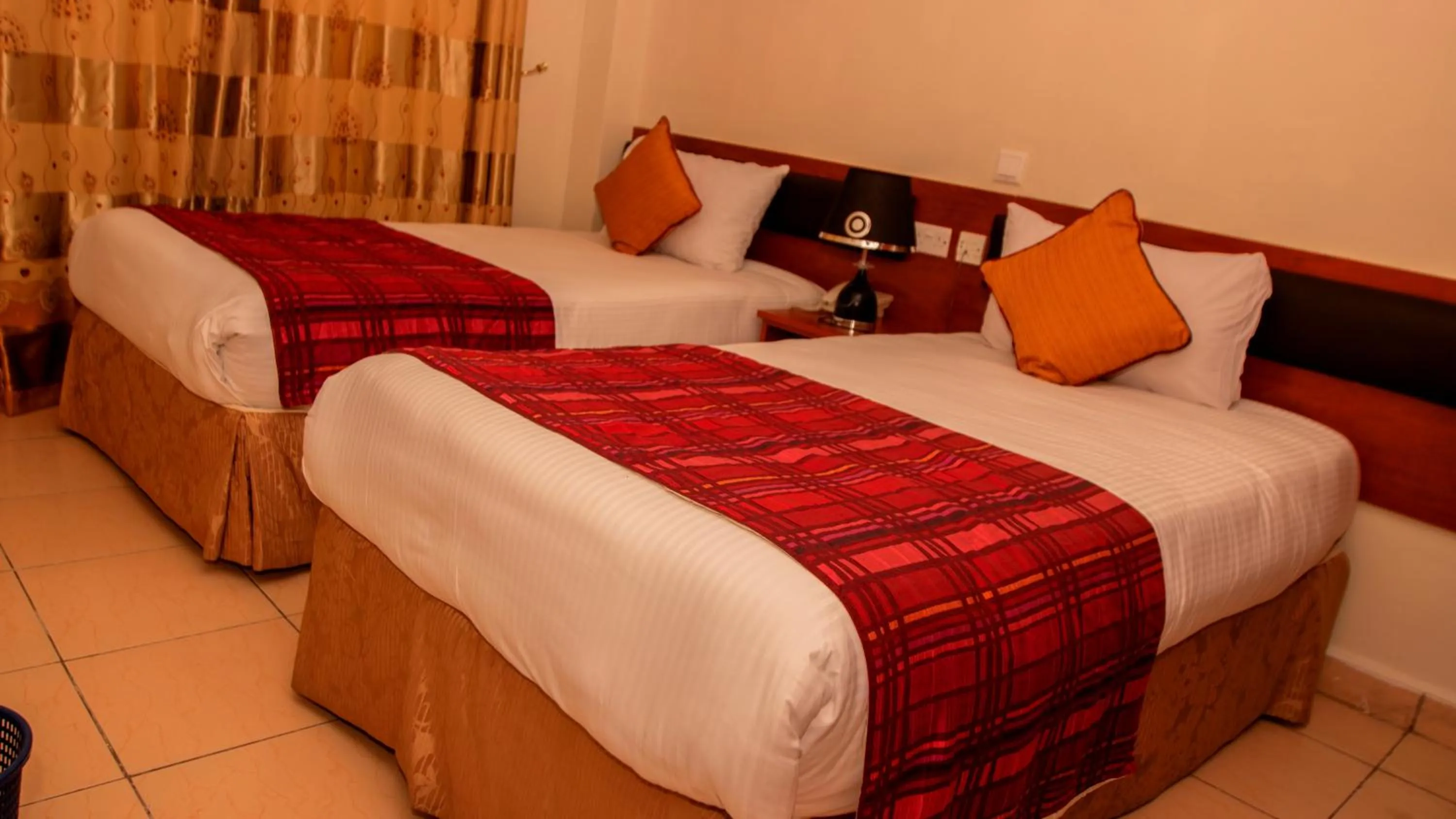 Bed in Sheratton Regency Hotel Nairobi