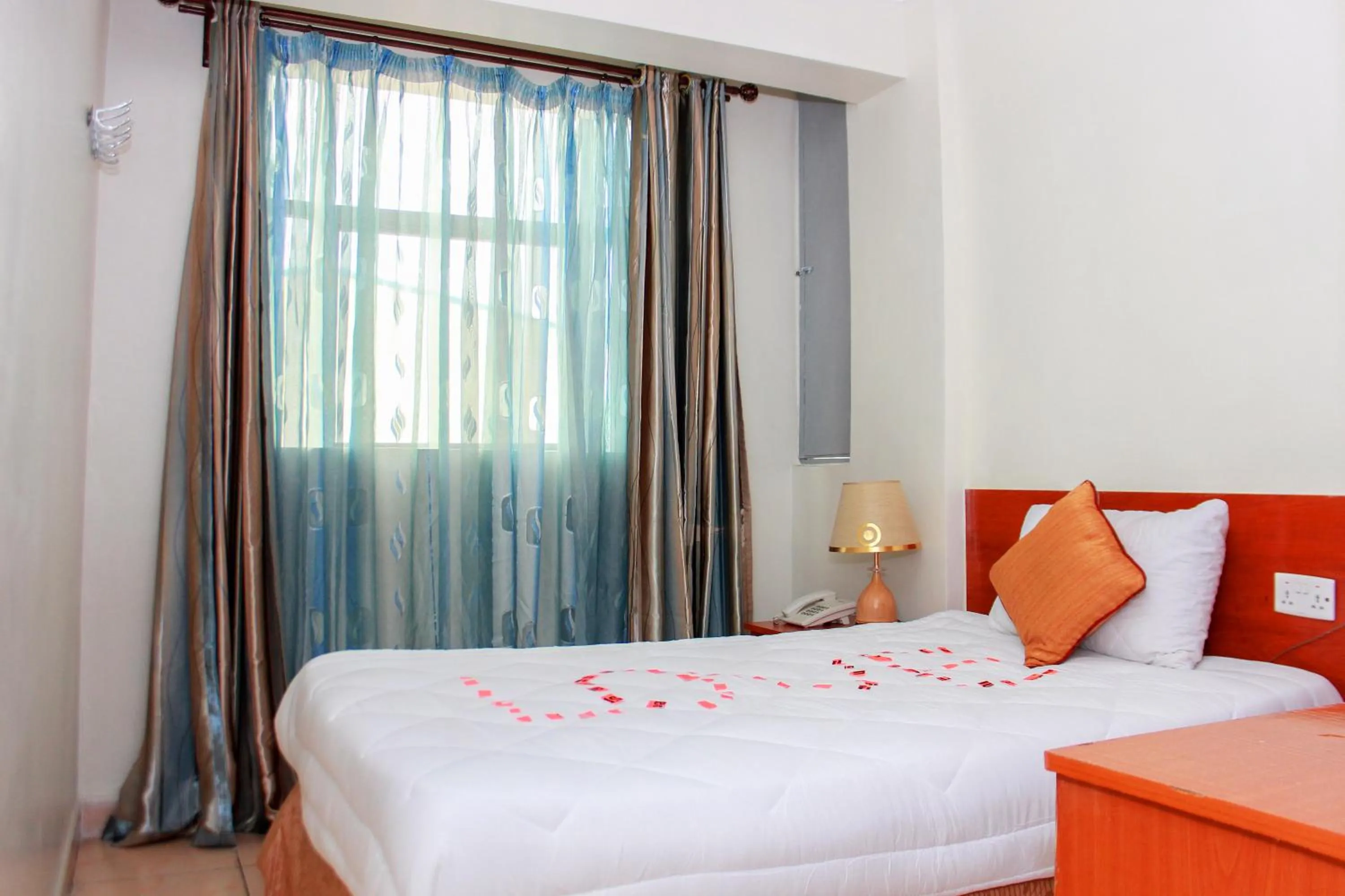 Bed in Sheratton Regency Hotel Nairobi