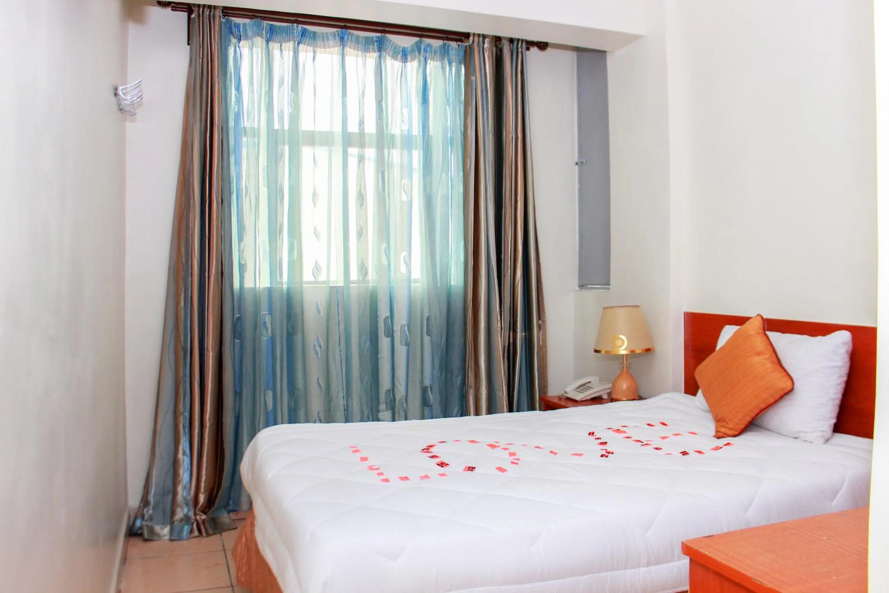 Bed in Sheratton Regency Hotel Nairobi