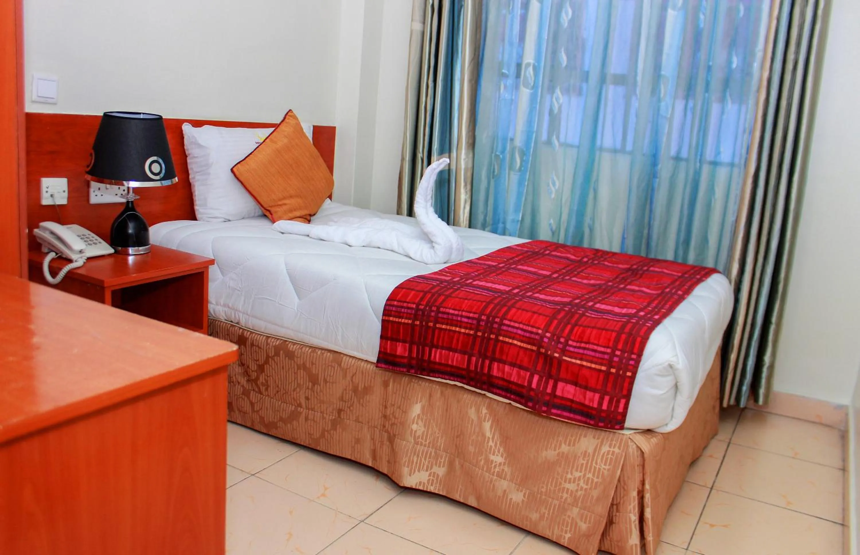Bed in Sheratton Regency Hotel Nairobi