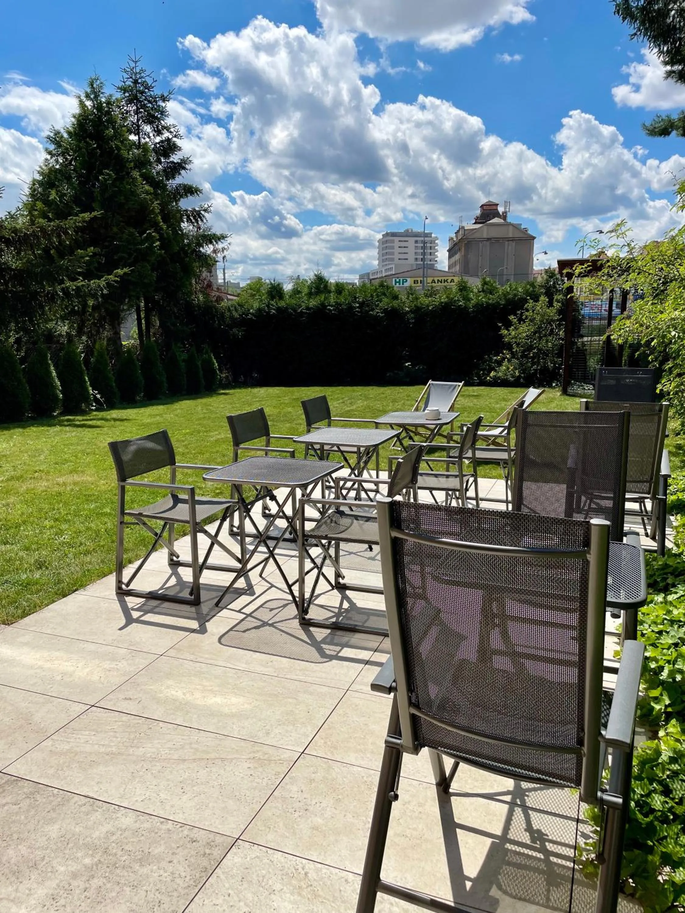 Garden in Apartsee Wellness Plzeň