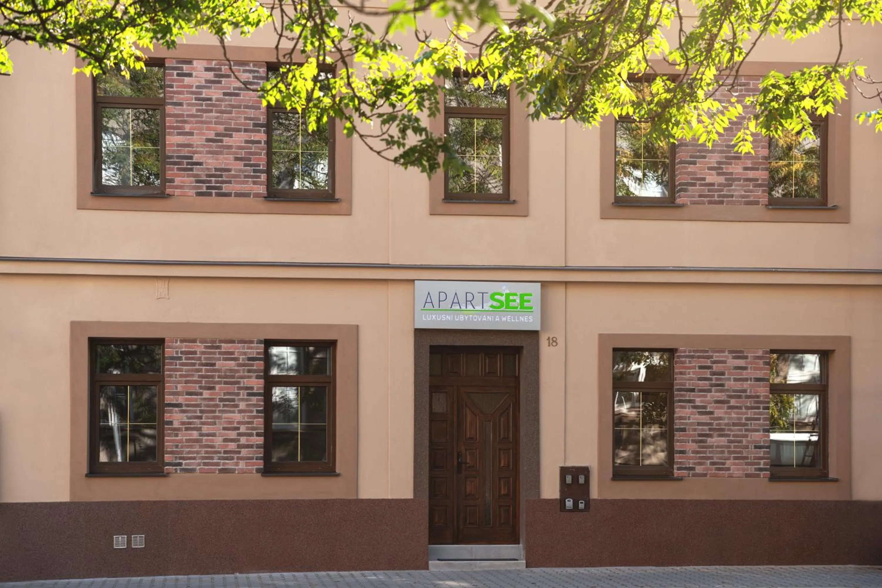 Property building in Apartsee Wellness Plzeň
