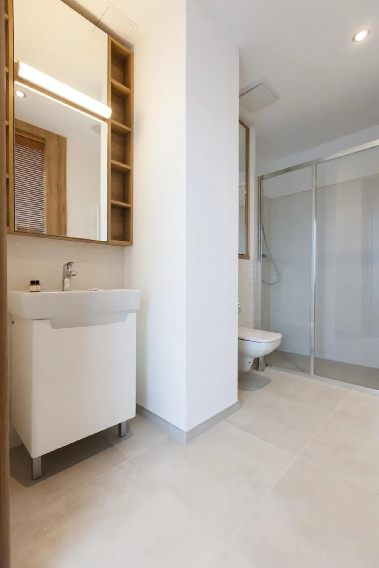 Shower in Aparthotel City Break Wolska