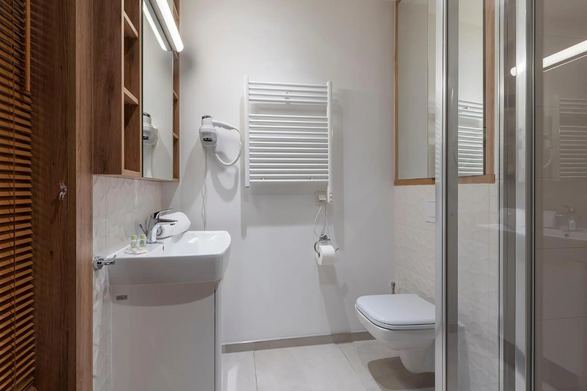 Shower in Aparthotel City Break Wolska