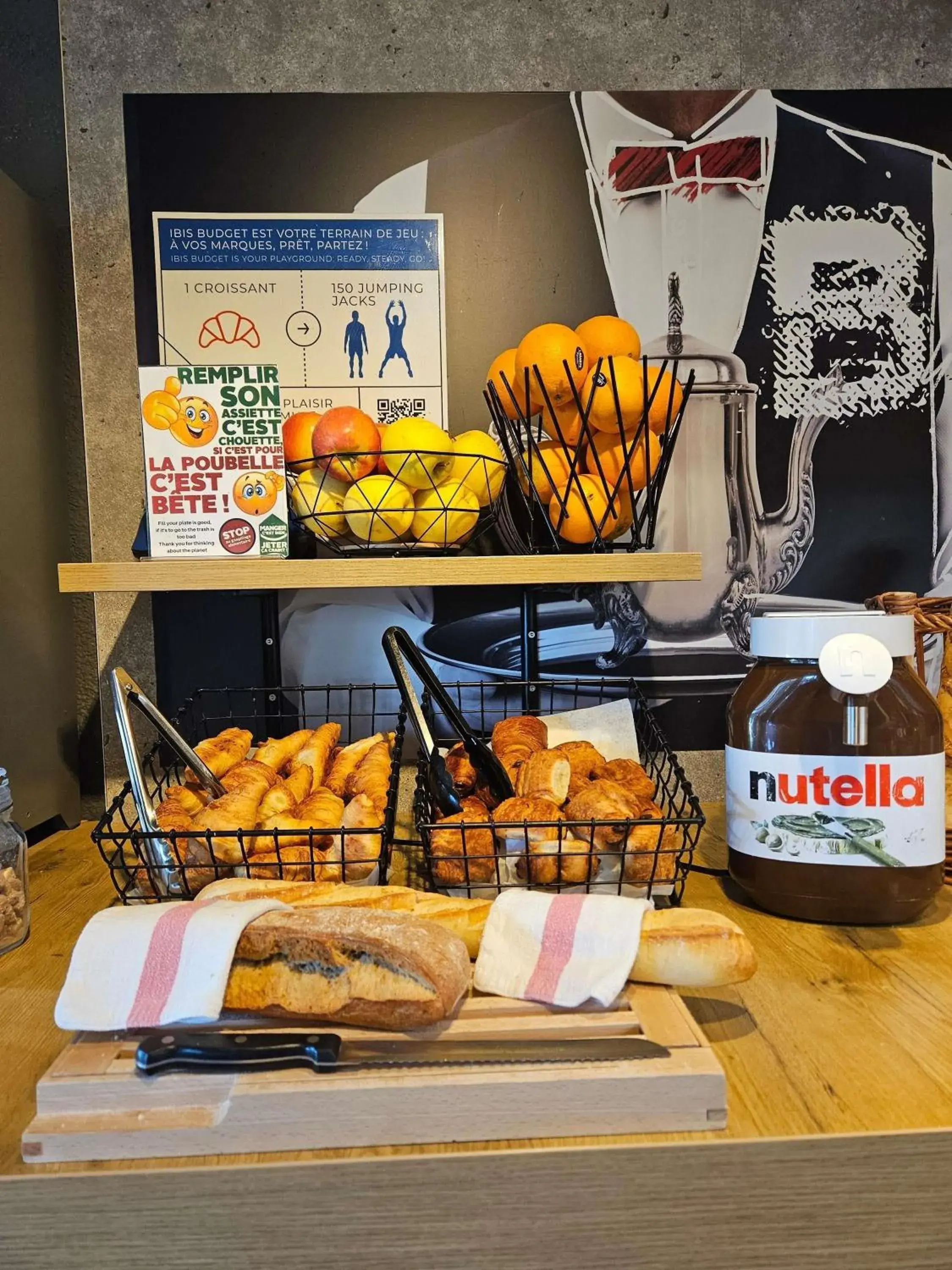 Breakfast in ibis budget Clermont Ferrand Sud Breakfast in ibis budget Clermont Ferrand Sud