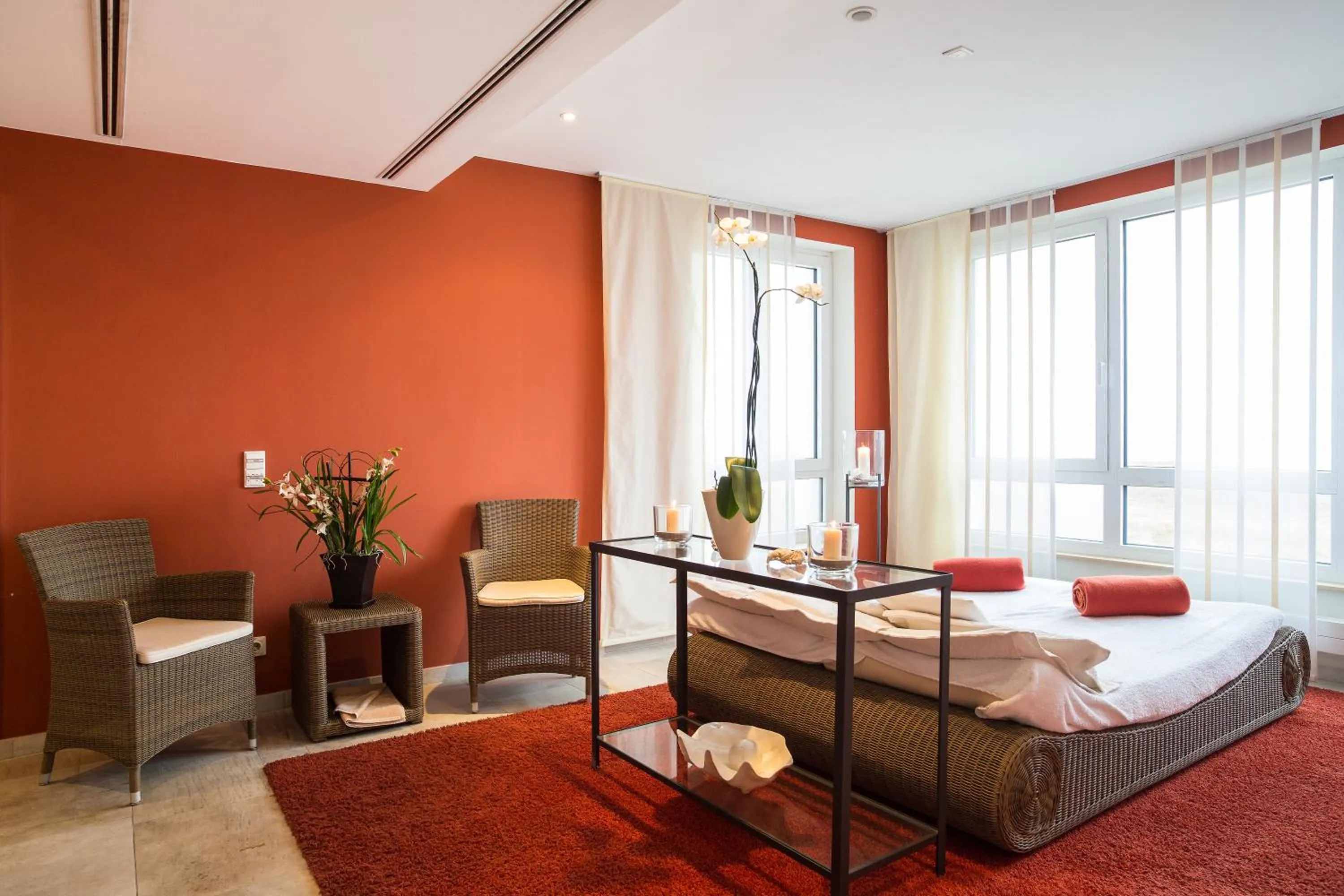 Bed in Strandhotel Dünenmeer - Adults only