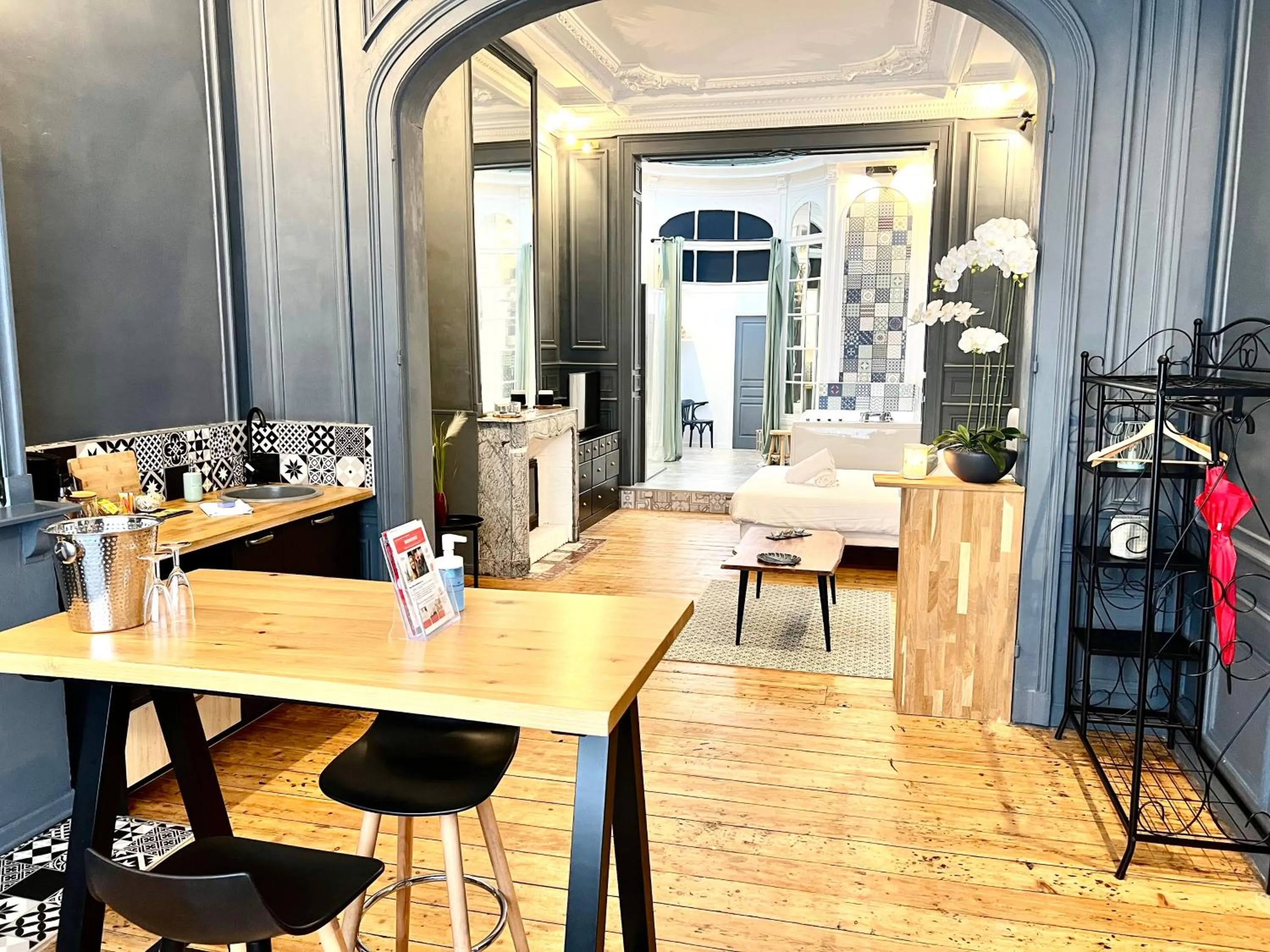 Kitchen or kitchenette in Le Dôme