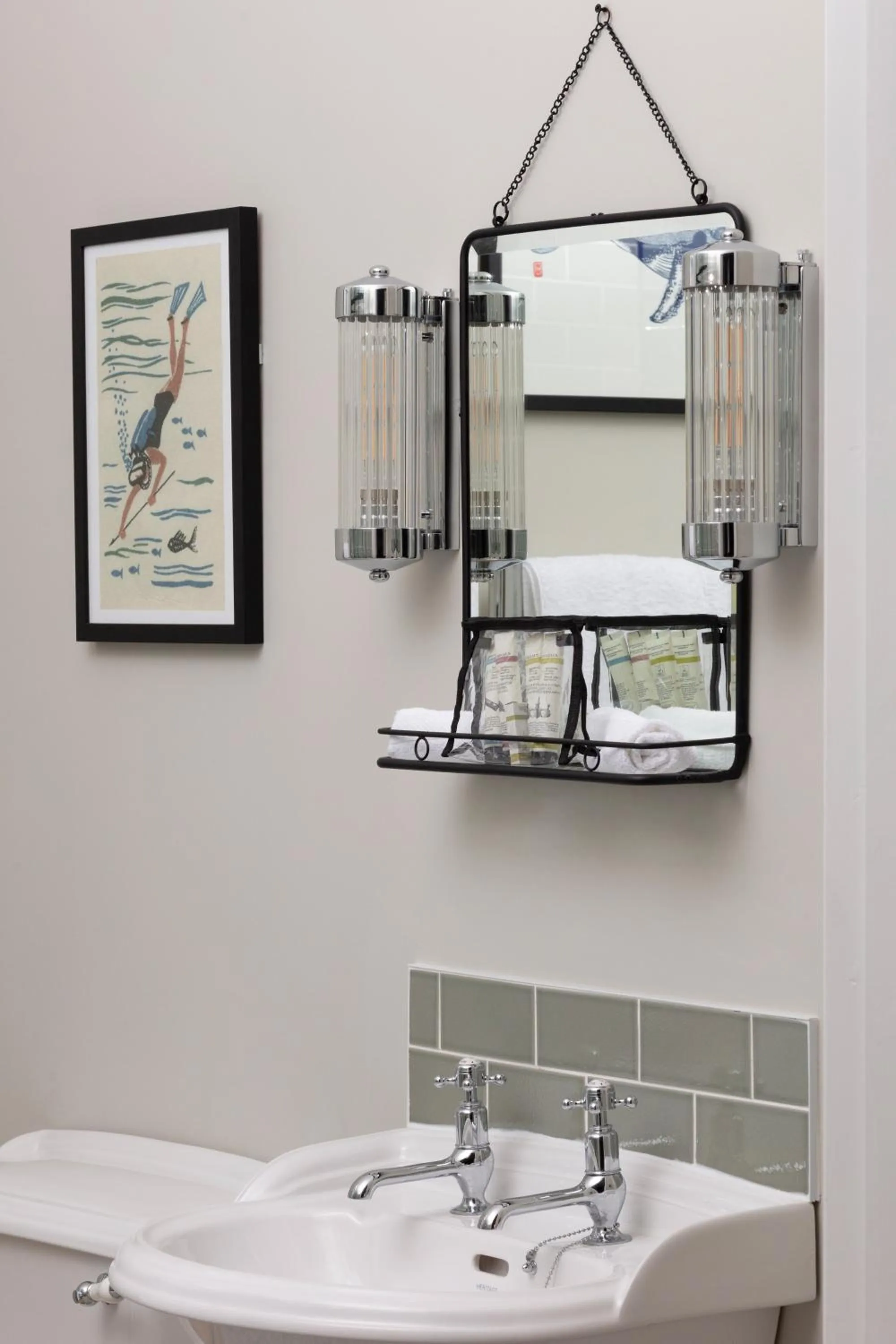 Bathroom in The Whittling House